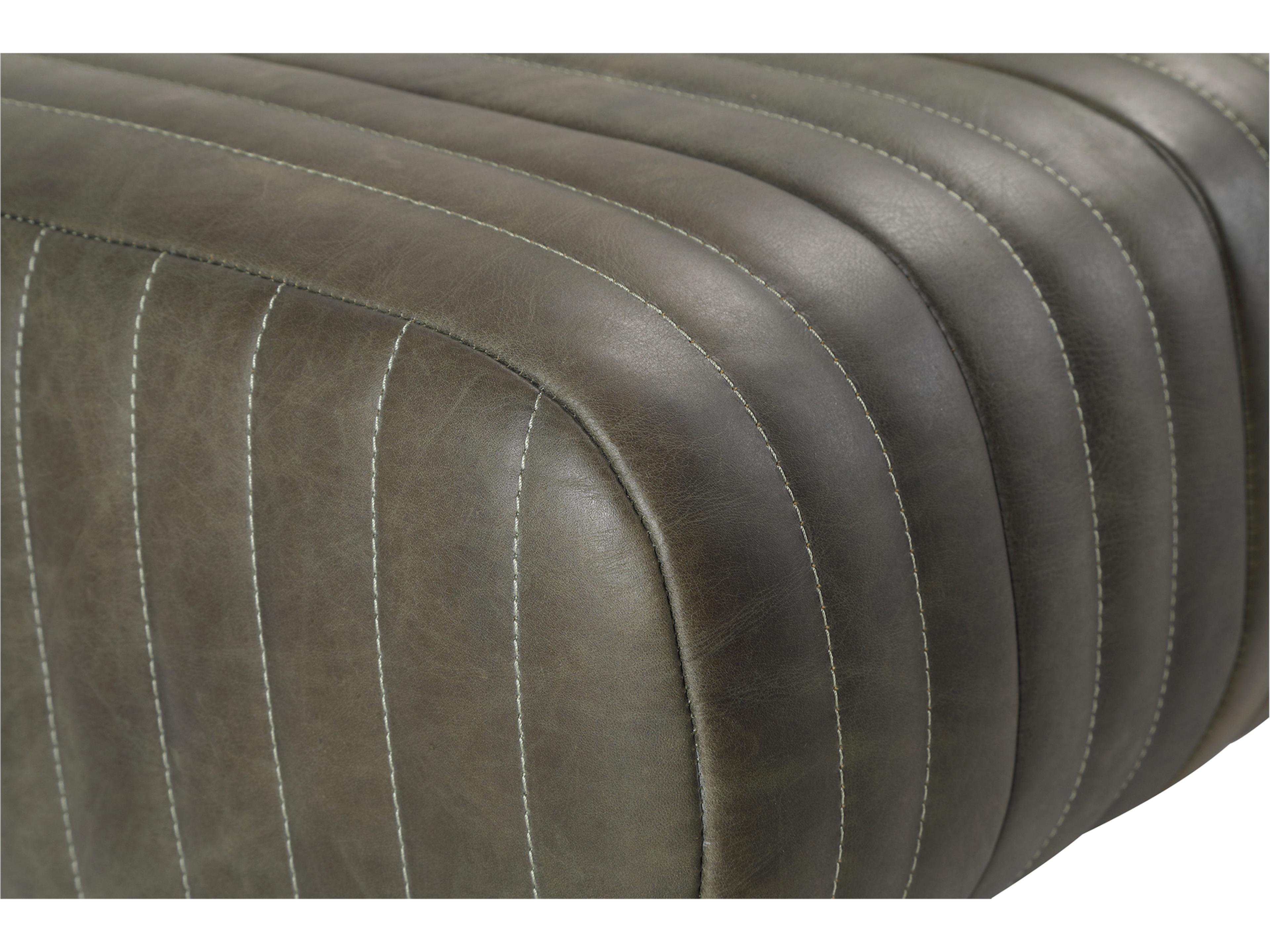 Moe's Home Endora Olive Green Leather Accent Bench