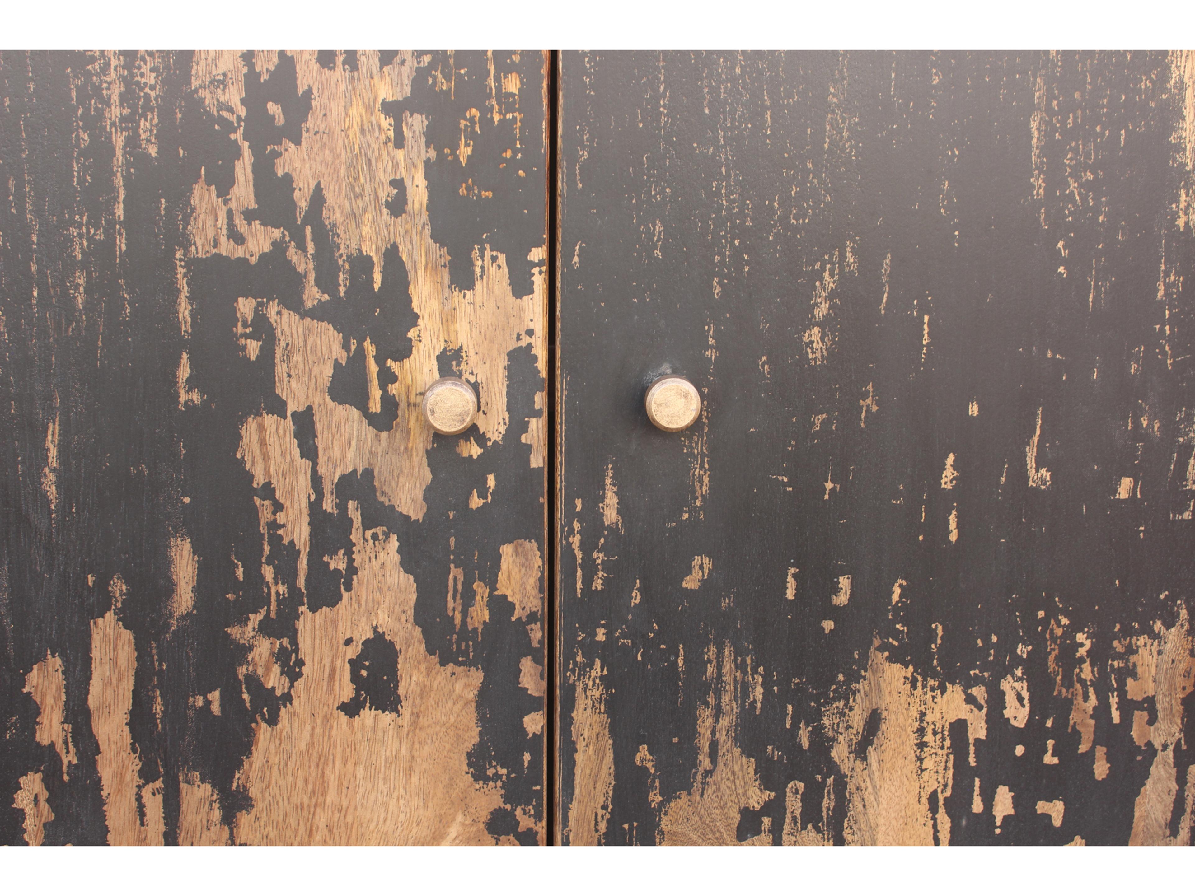 Moe's Home Artists 48" Mango Wood Black Gold Sideboard