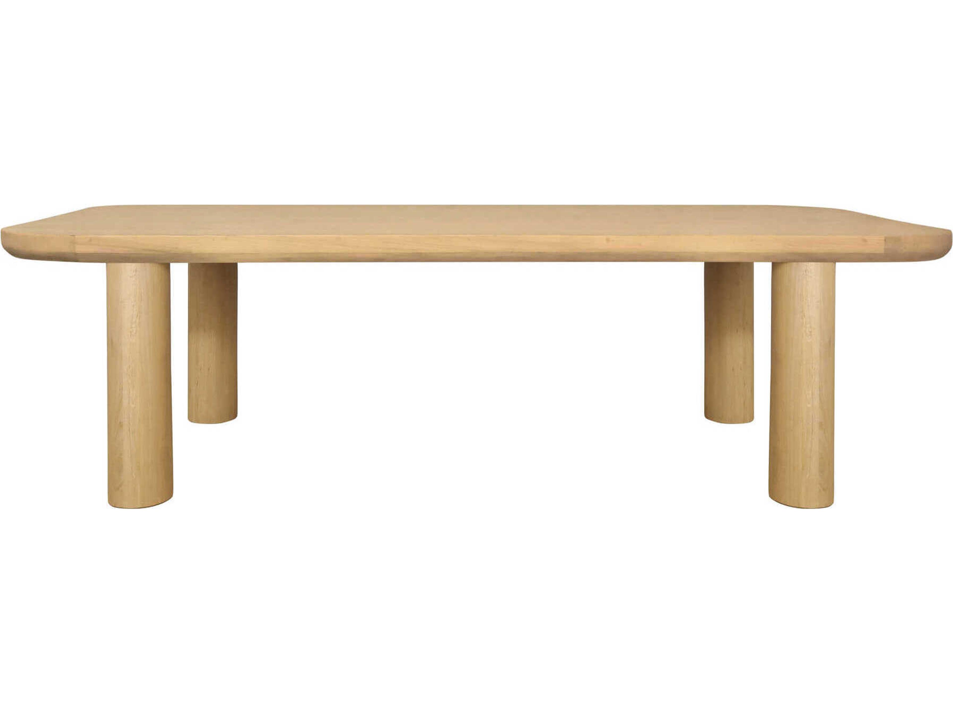 Moe's Home Anders Rectangular Wood Natural Dining Table