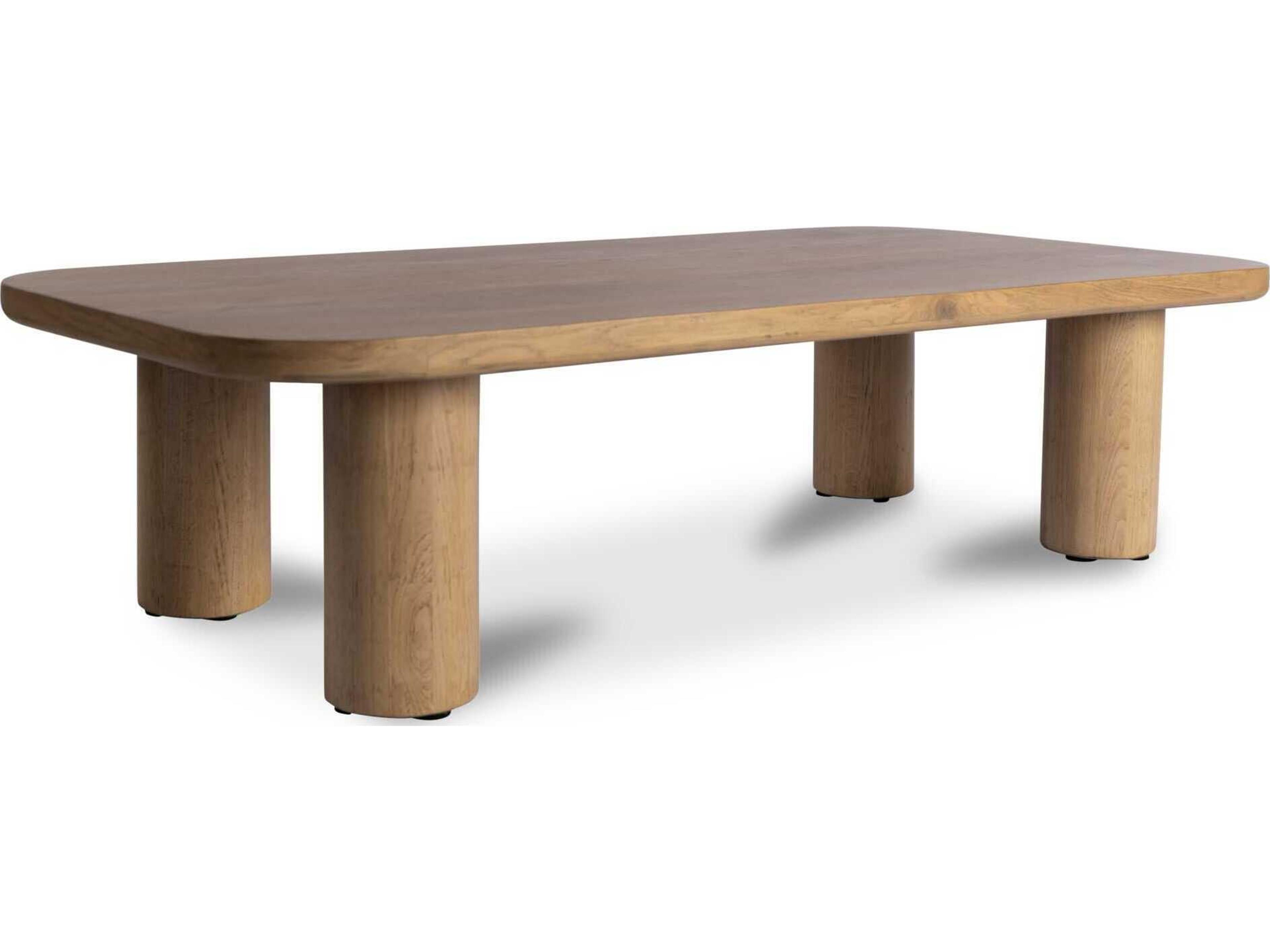 Anders Rectangular Wood Natural Coffee Table