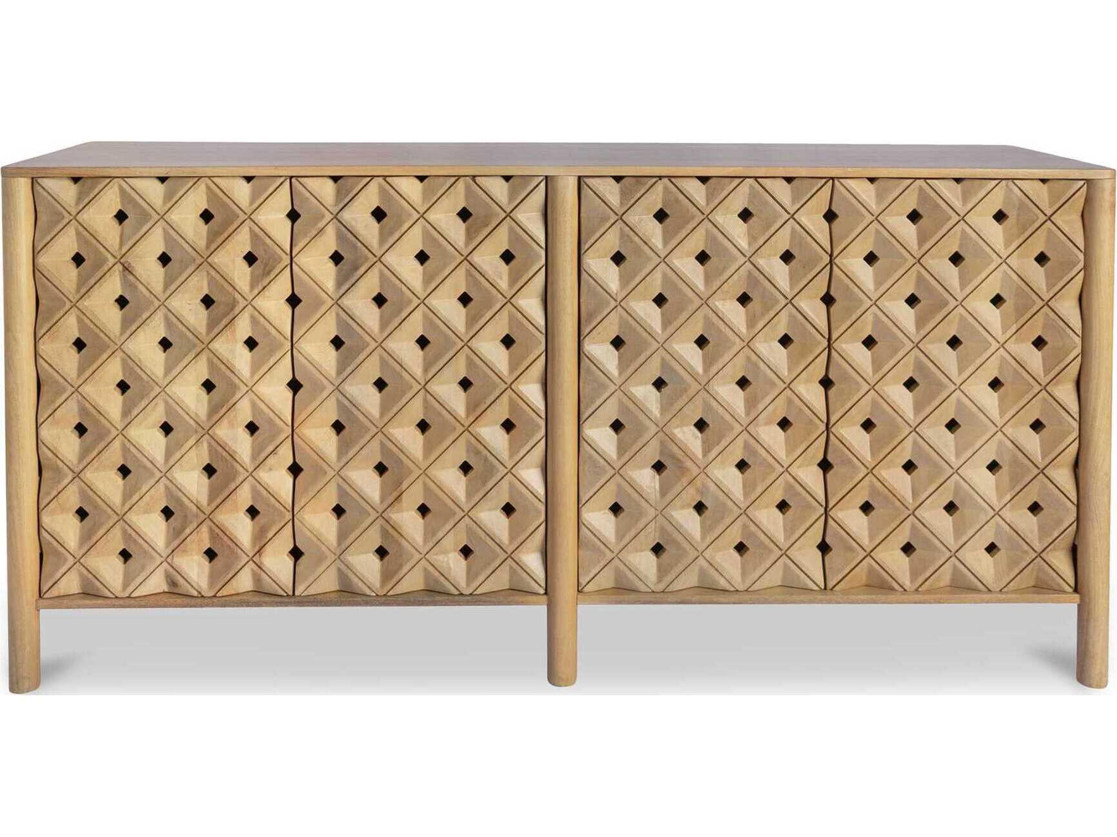 Moe's Home Fulton 72" Mango Wood Natural Sideboard