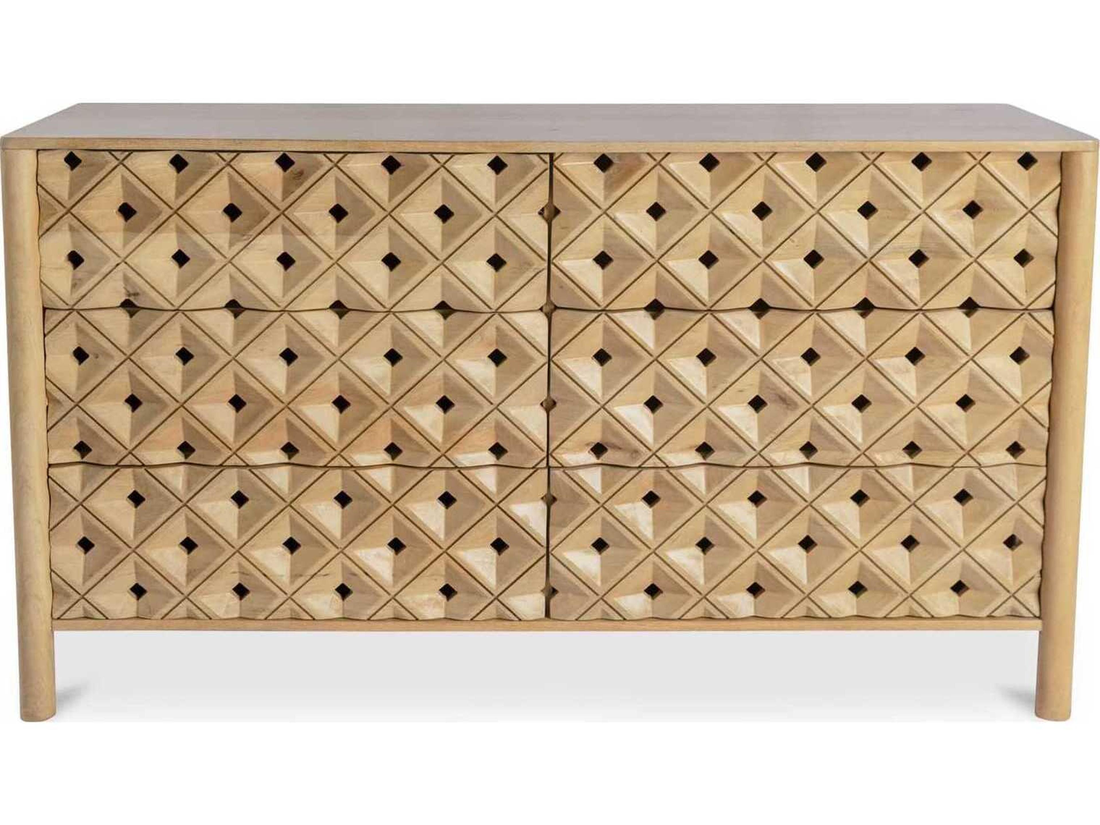 Moe's Home Fulton 72" Mango Wood Natural Sideboard