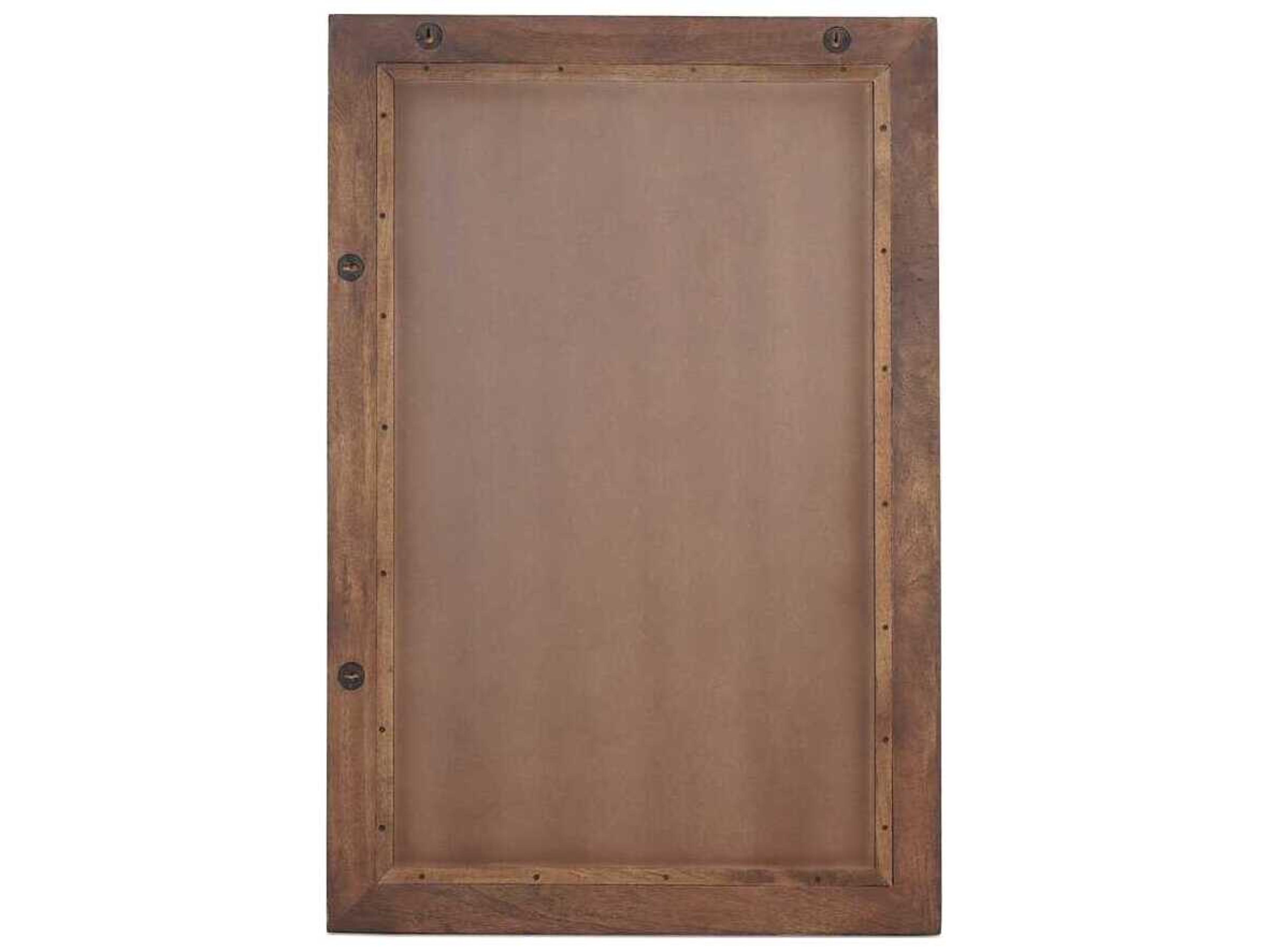 Moe's Home Holland Brown Rectangular Wall Mirror