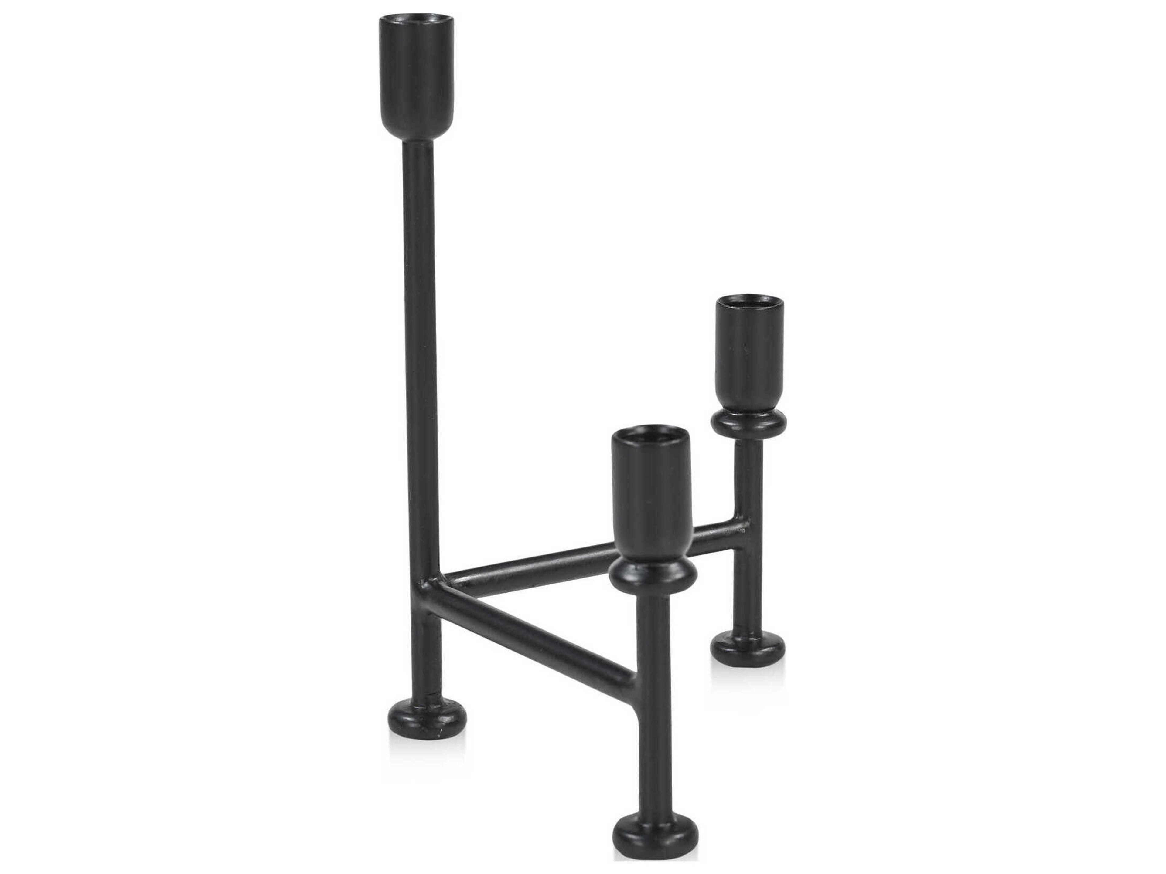 Moe's Home Cicero Black Candle Holder