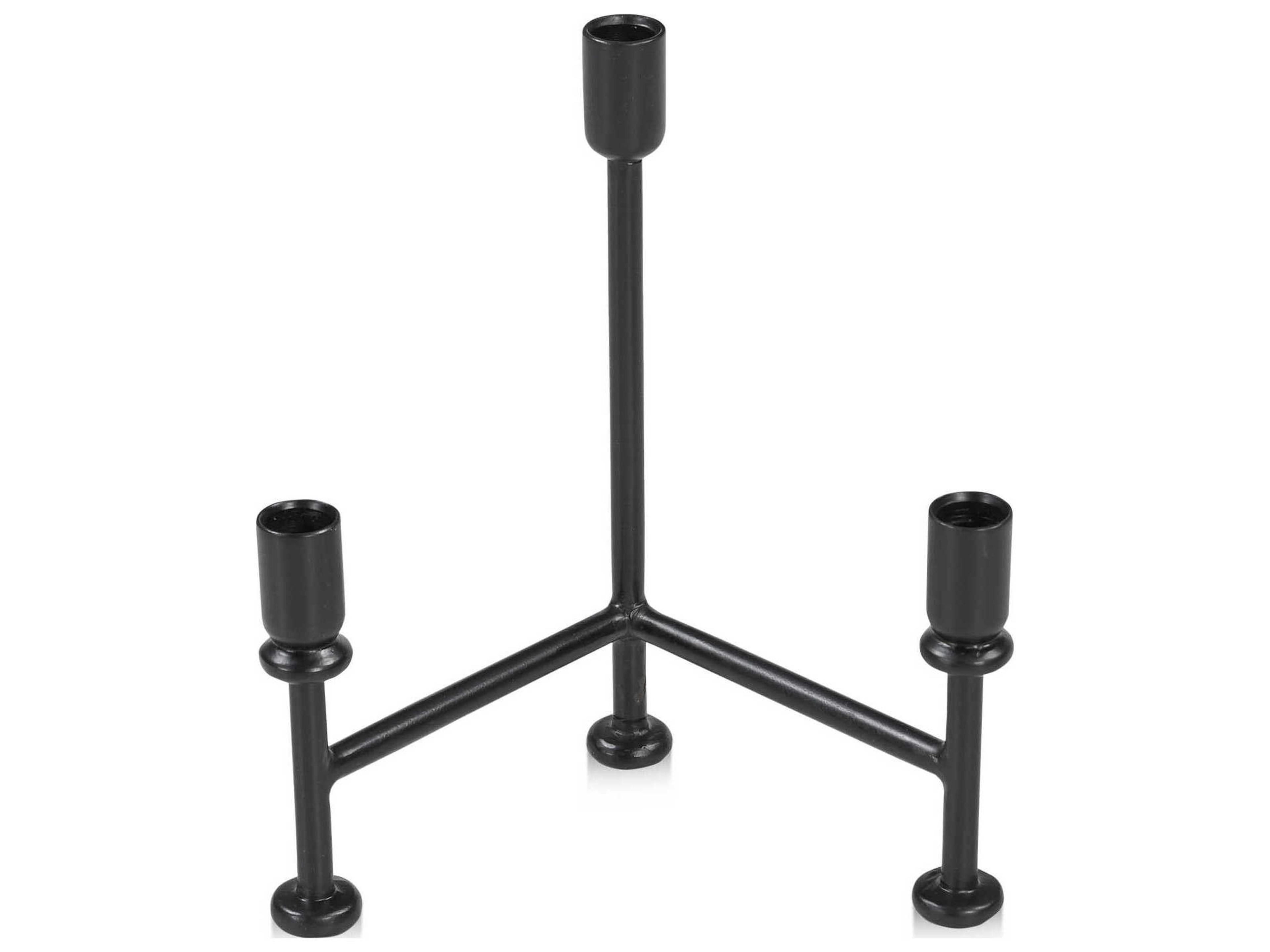 Moe's Home Cicero Black Candle Holder