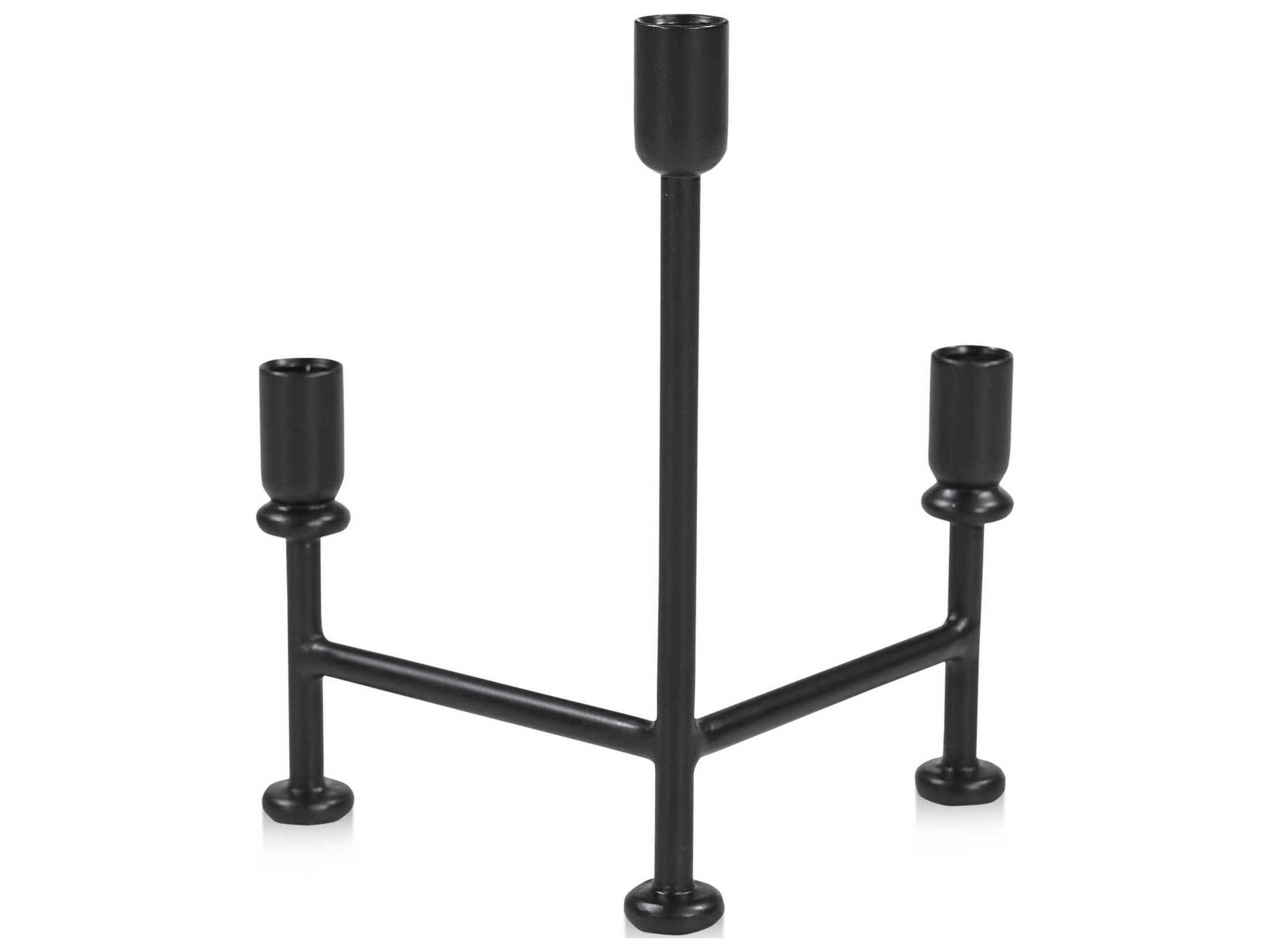 Moe's Home Cicero Black Candle Holder
