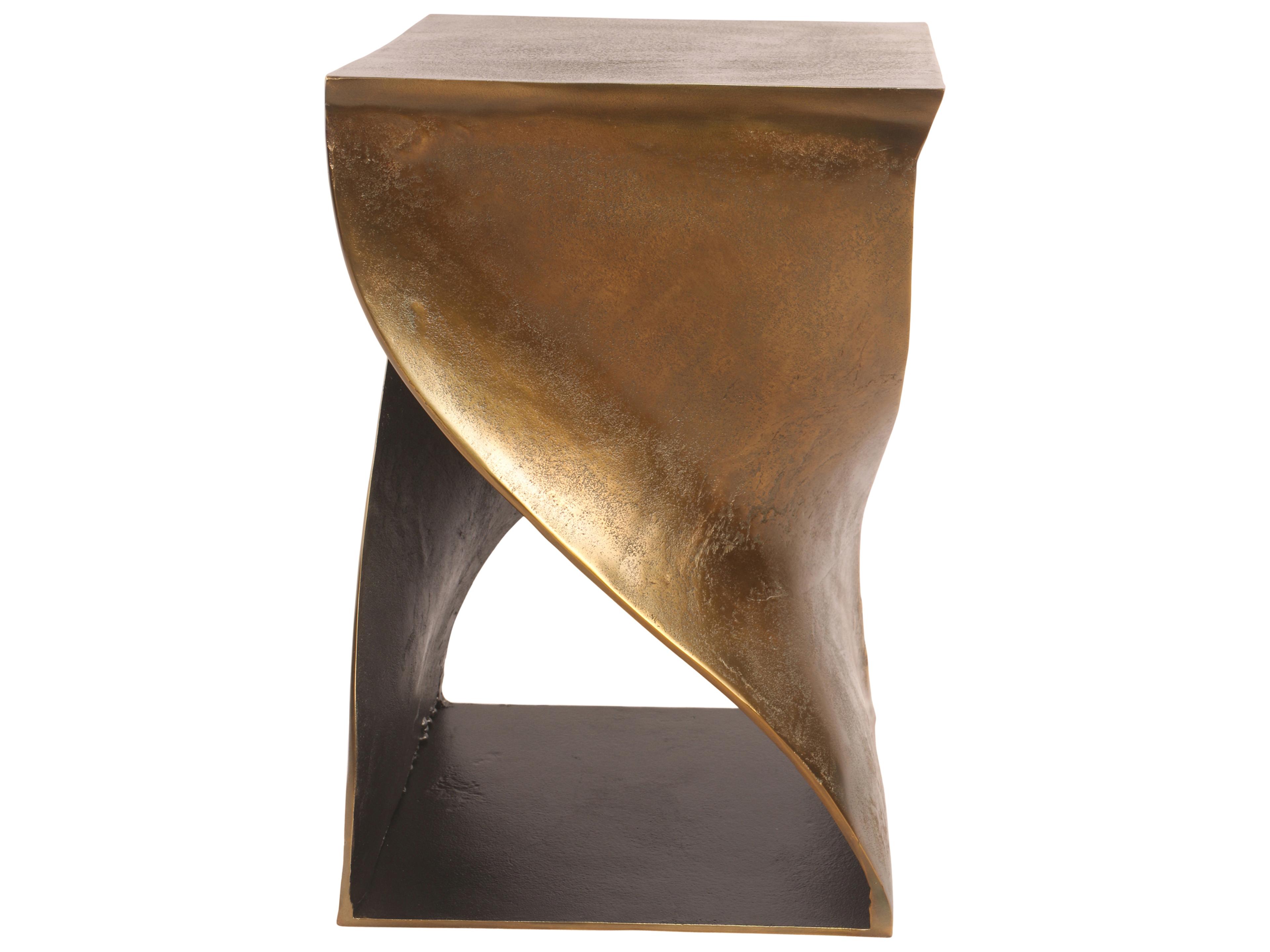 Moe's Home Square Metal Antique End Table