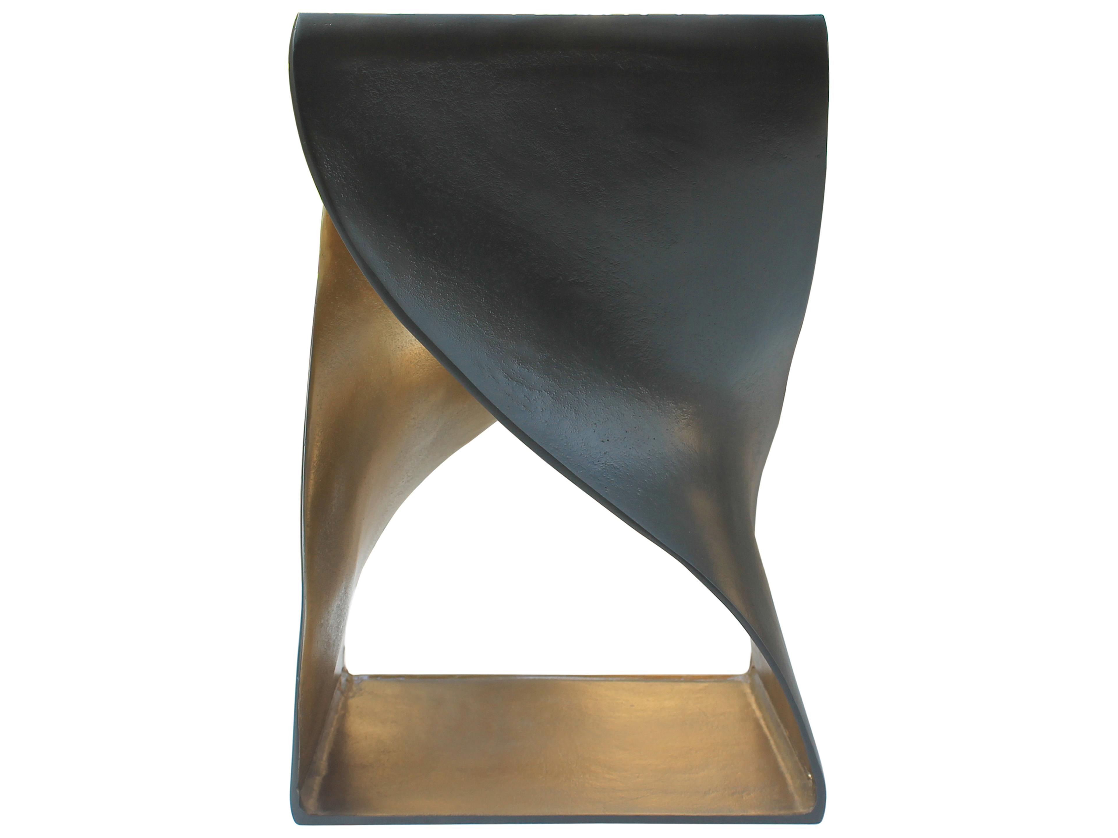 Moe's Home Square Metal Black End Table