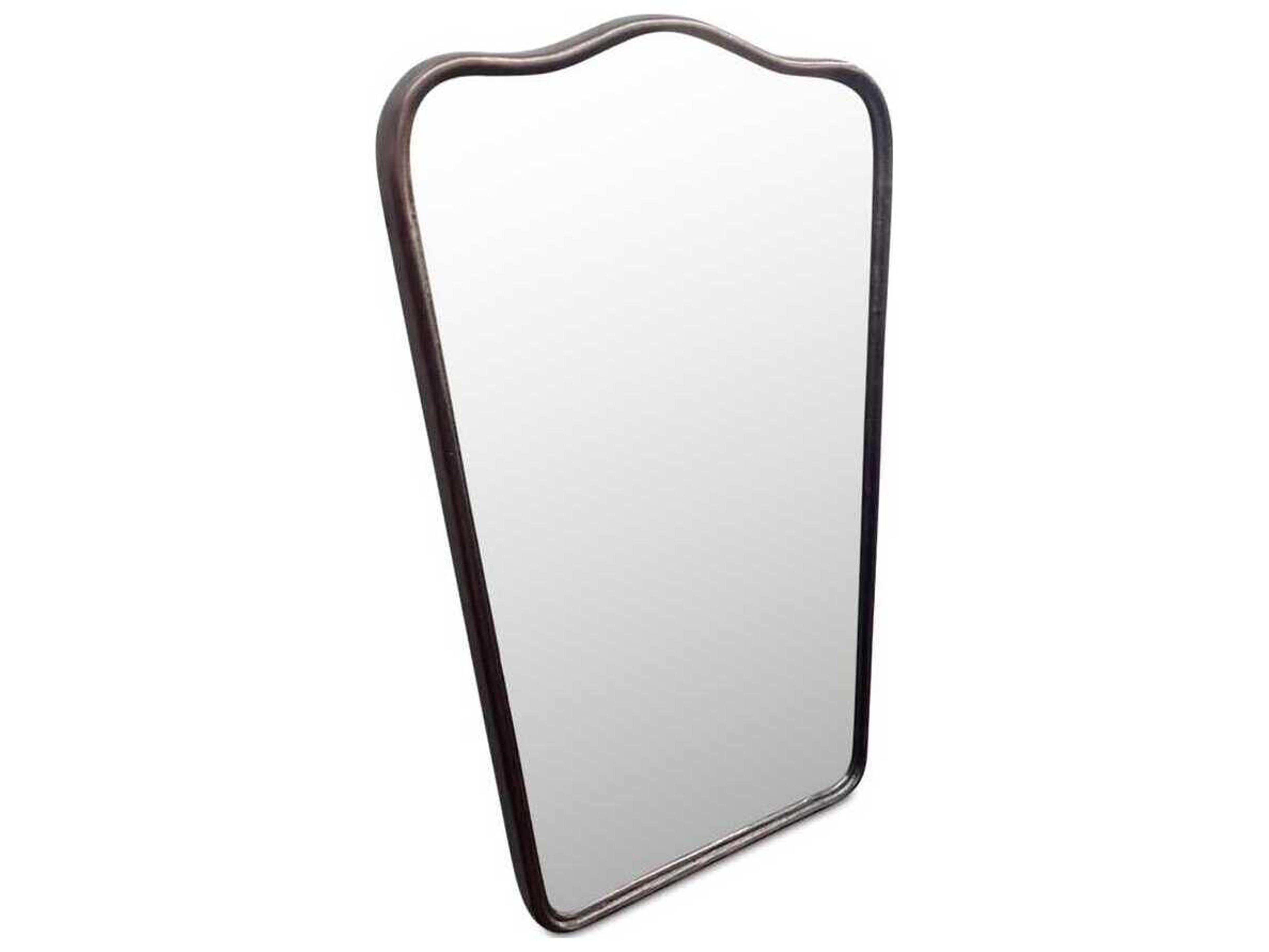 Moe's Home Keyes Brown Rectangular Wall Mirror