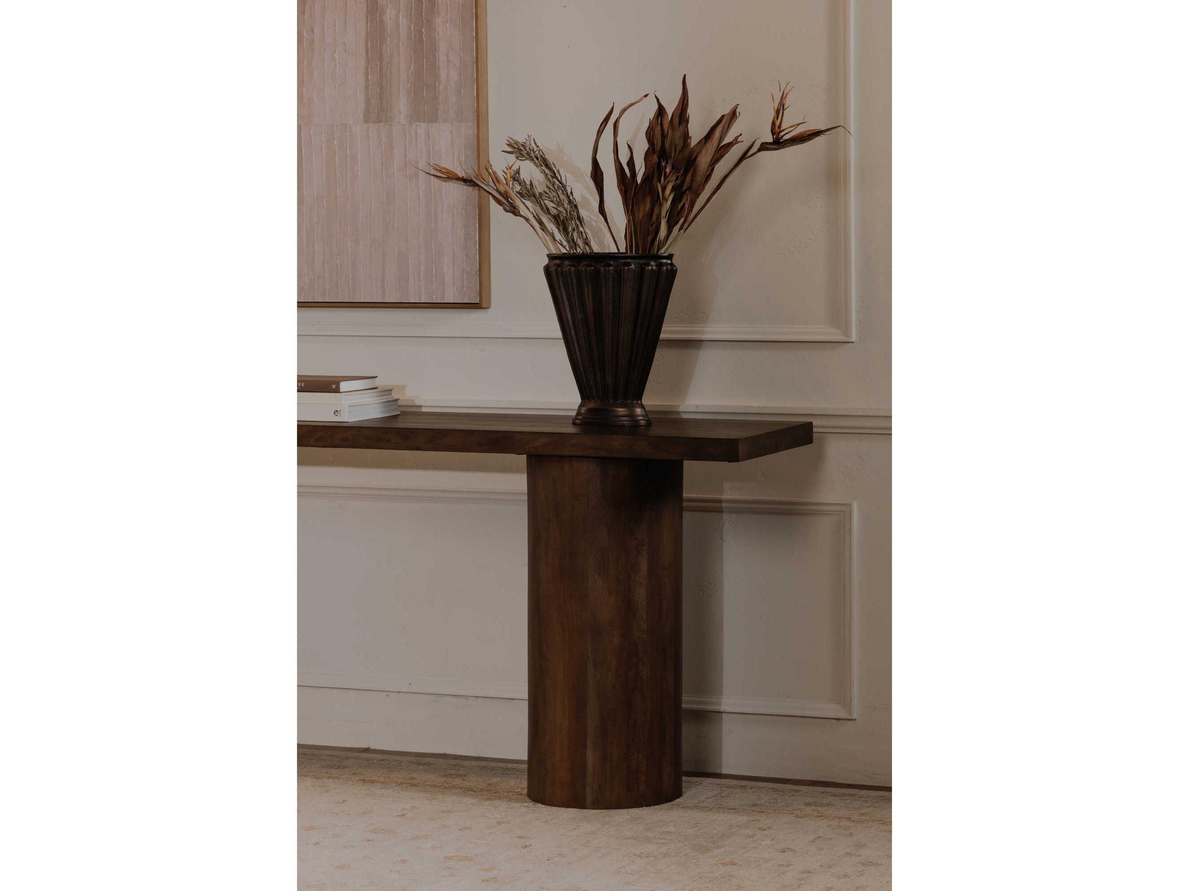 Moe's Home Jade Antique Brass Cast Aluminum Vase