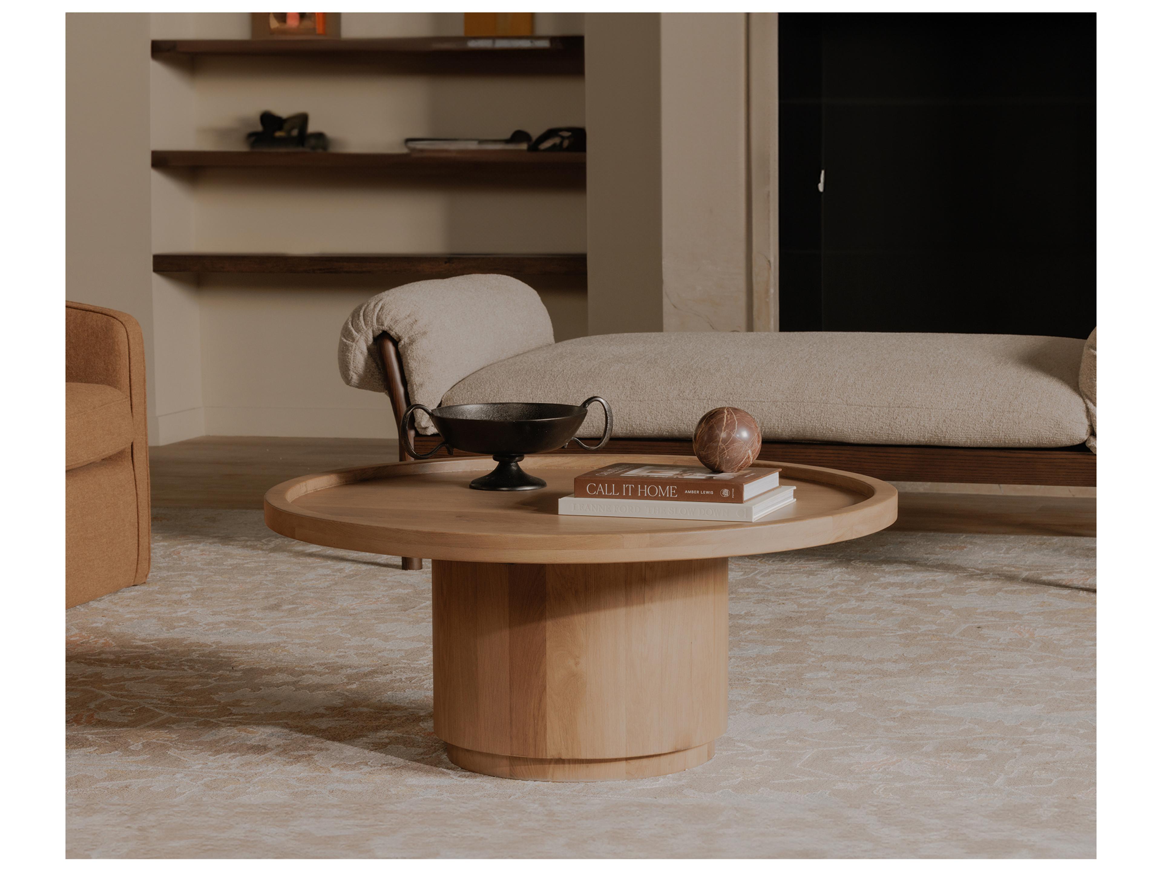 Moe's Home Cohen Round Wood Coffee Table