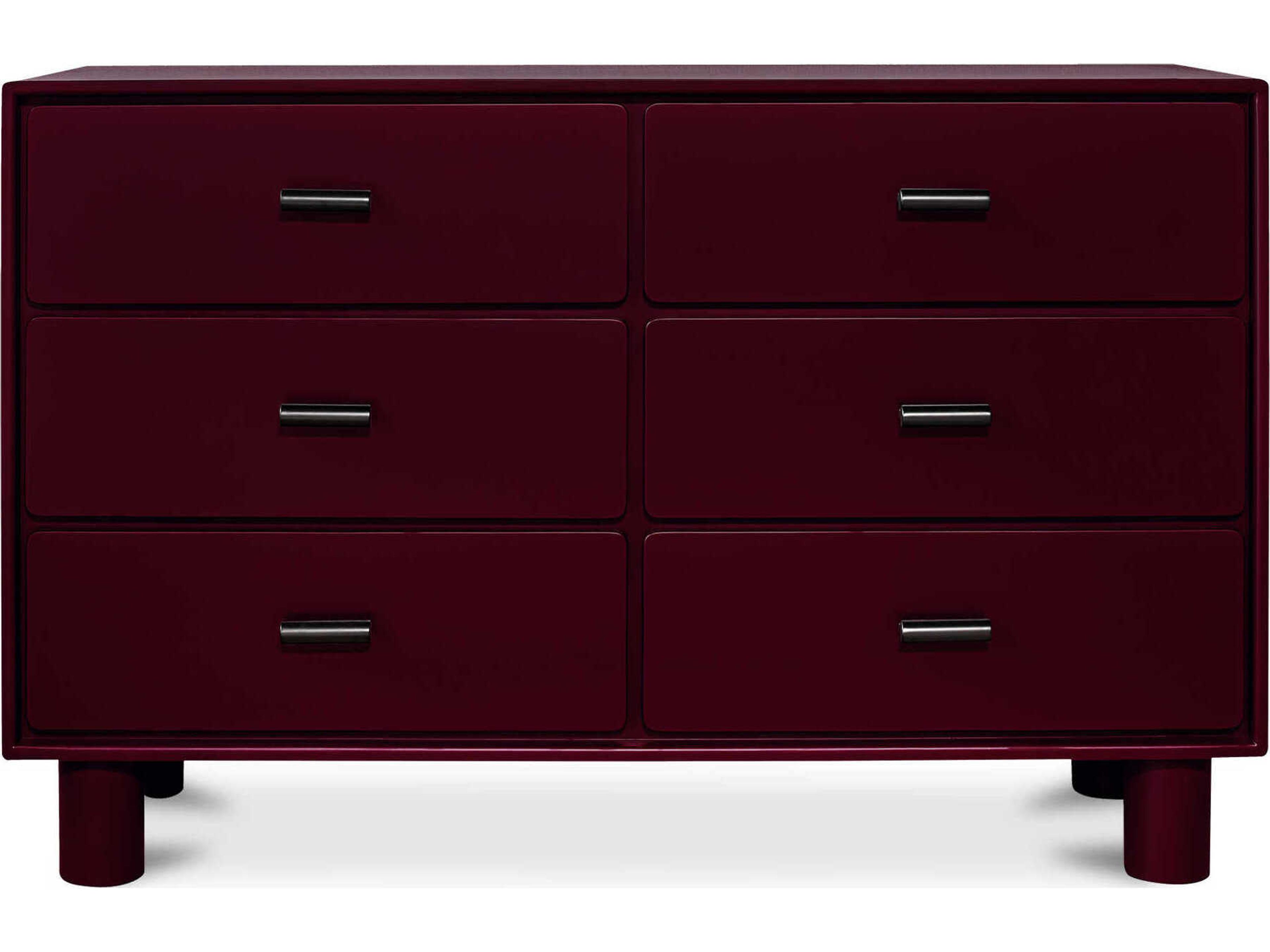 Moe's Home Jolene 6-Drawers Rubberwood Double Dresser