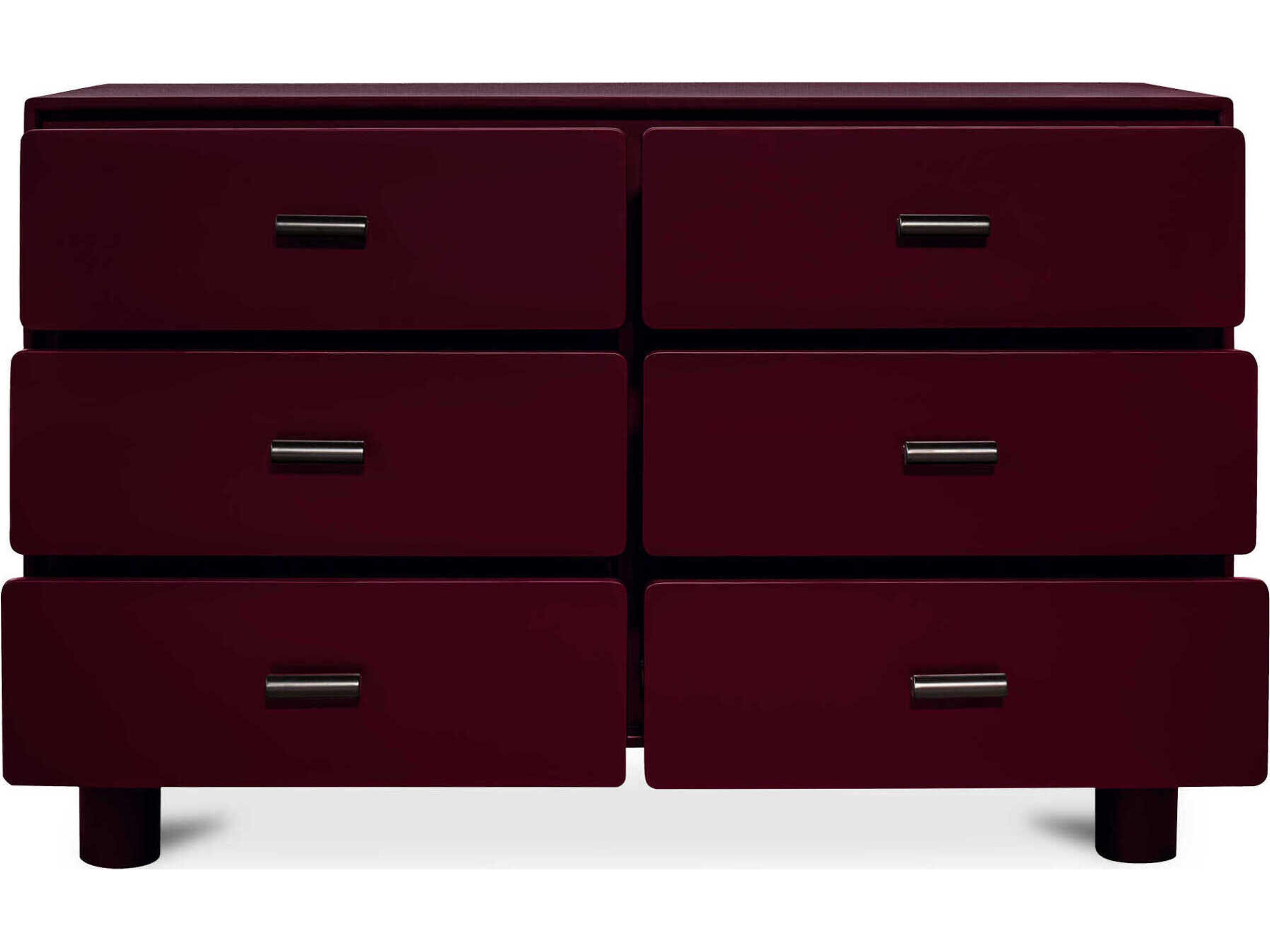 Moe's Home Jolene 6-Drawers Rubberwood Double Dresser