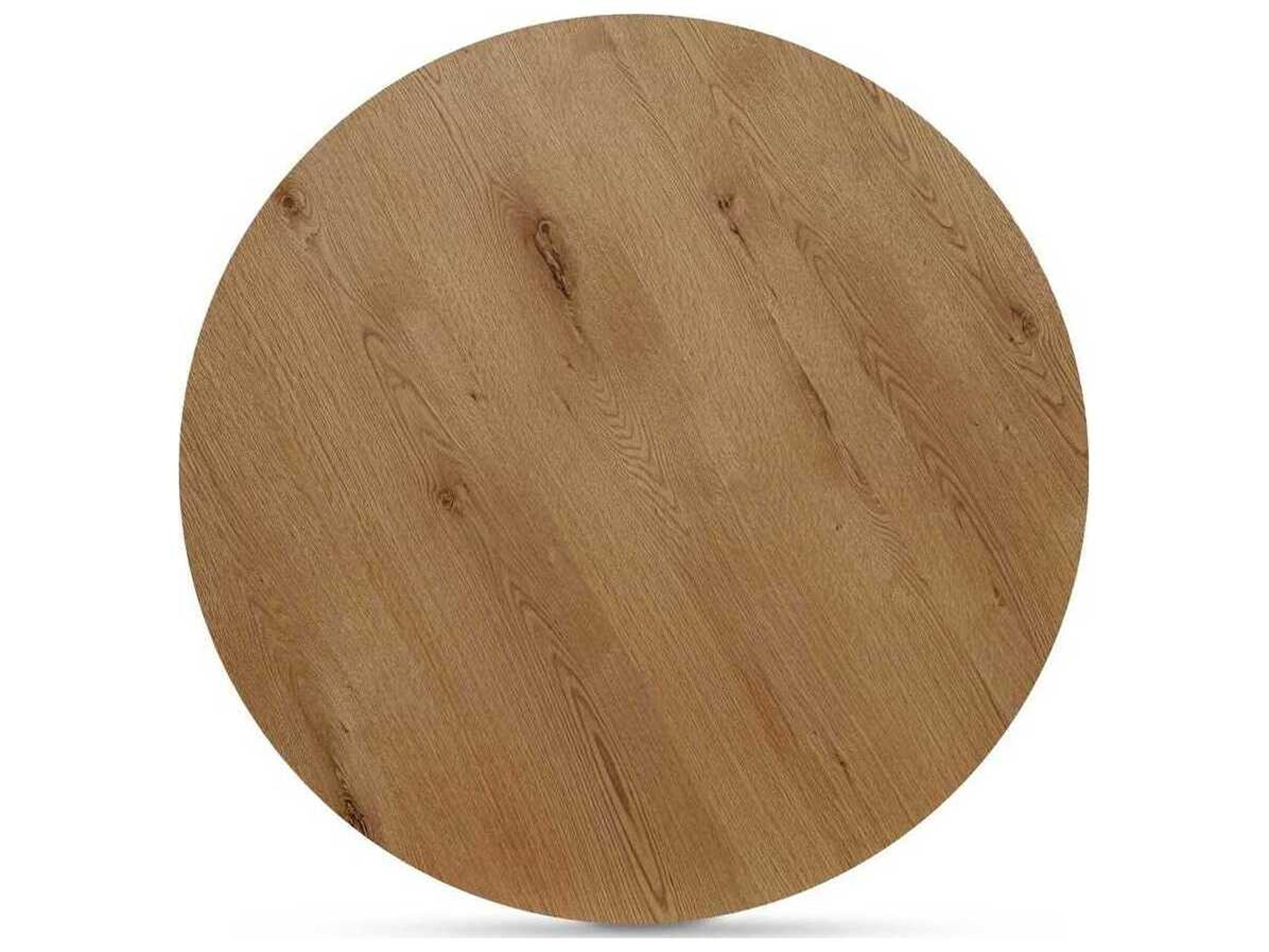 Moe's Home Hansen Round Wood Natural Dining Table