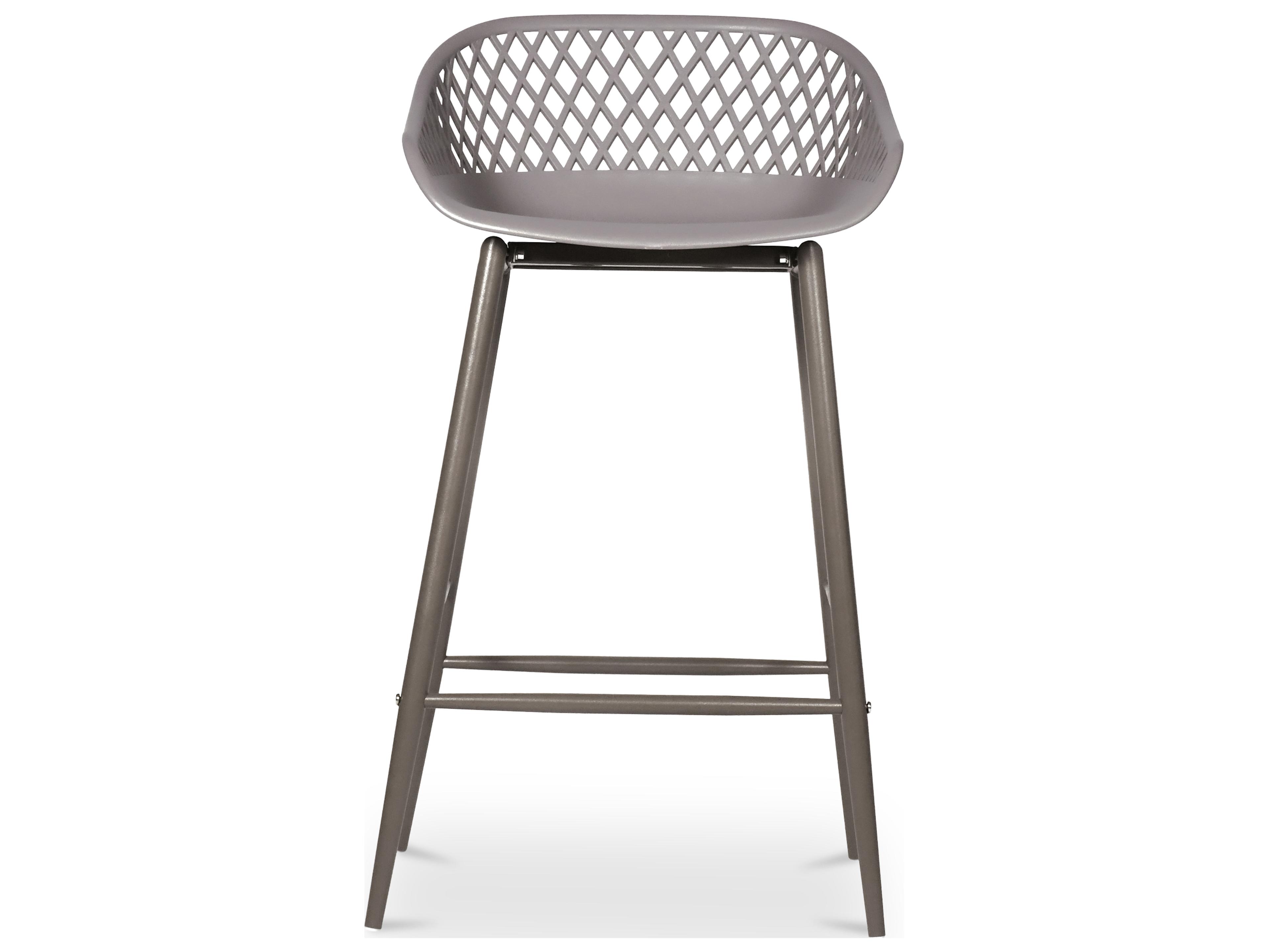 Moe's Home Piazza Grey Counter Stool Set of 2