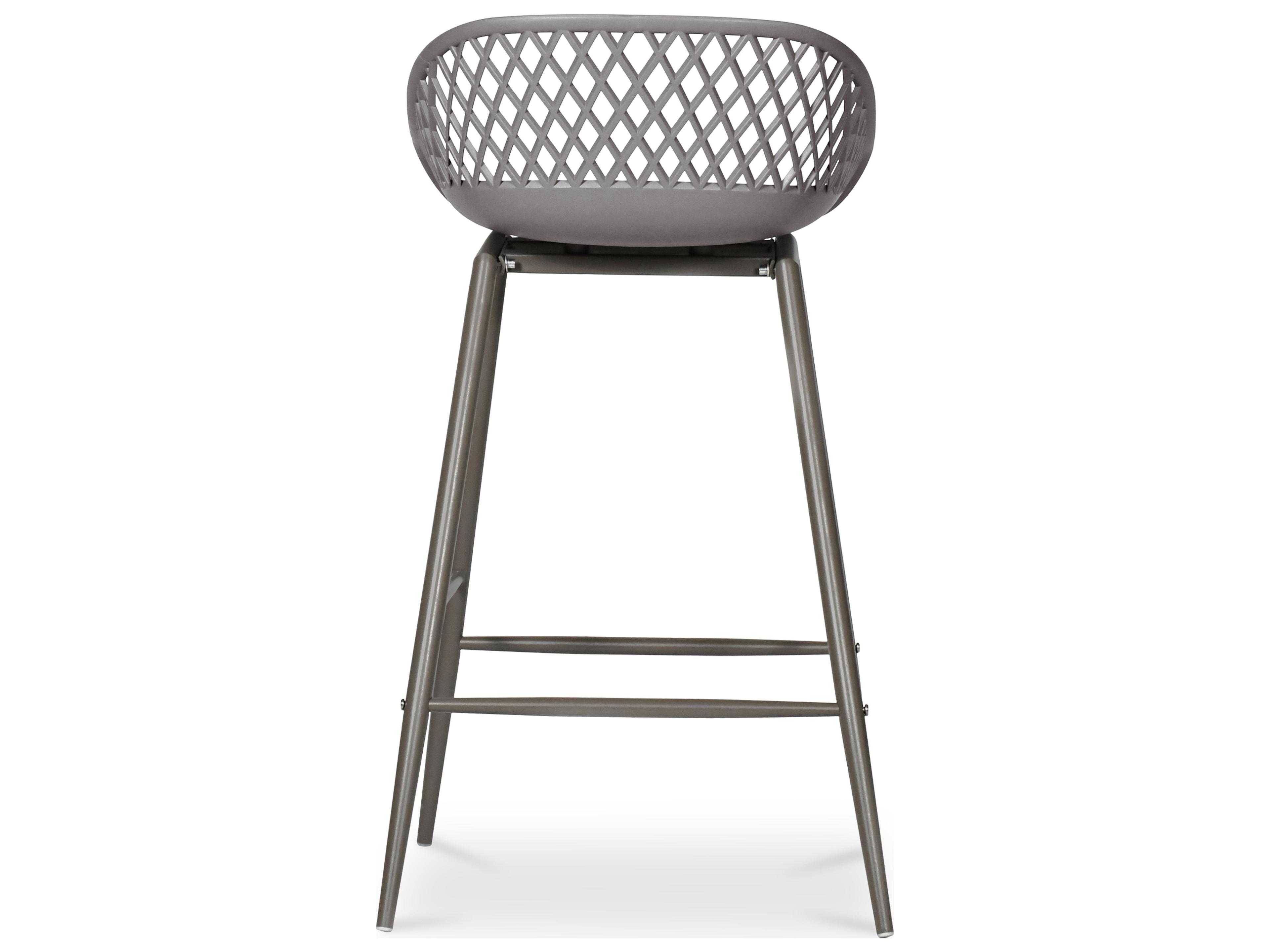 Moe's Home Piazza Grey Counter Stool Set of 2