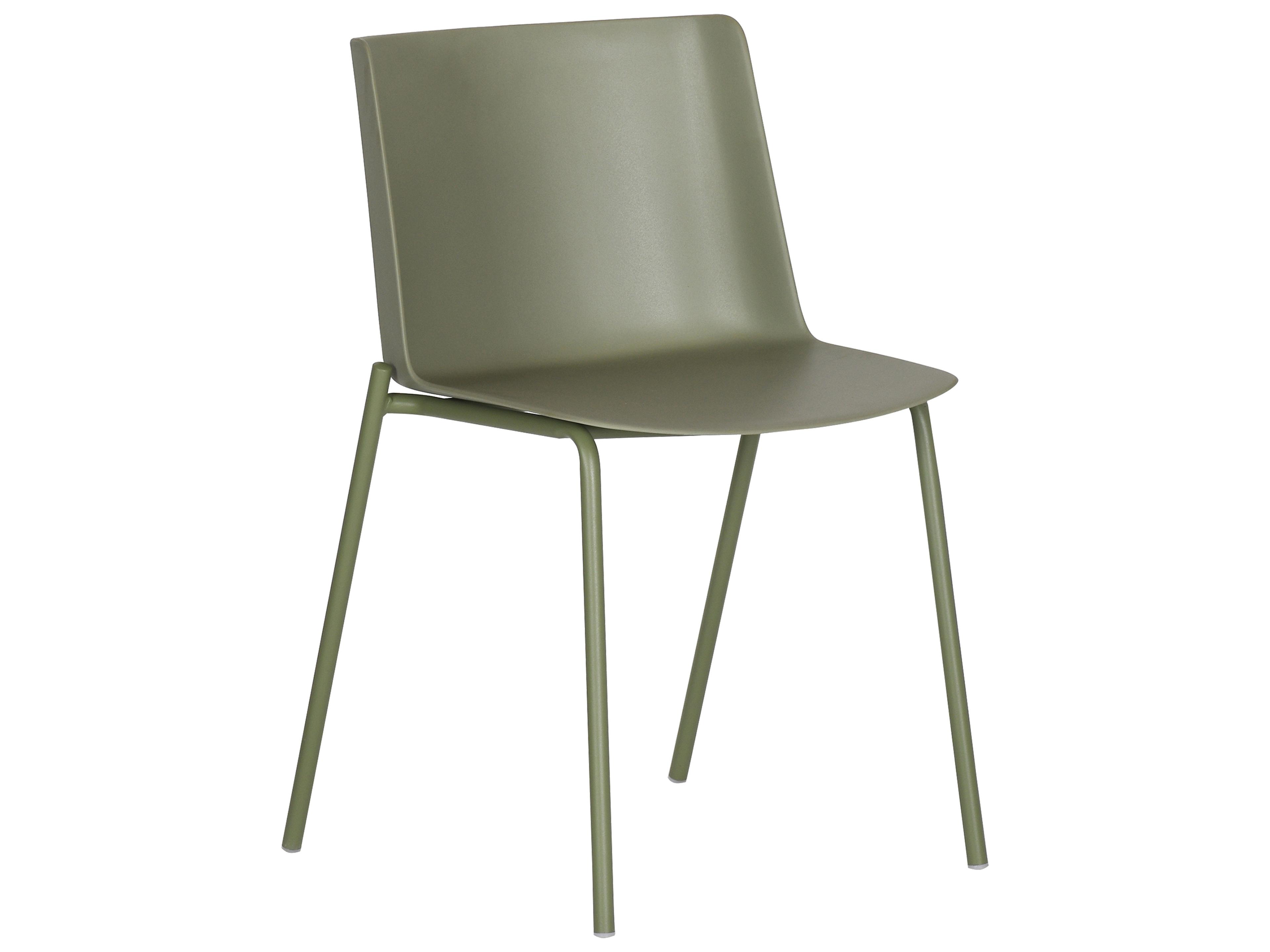 Moe's Home Silla Green Armless Dining Chair Set of 2