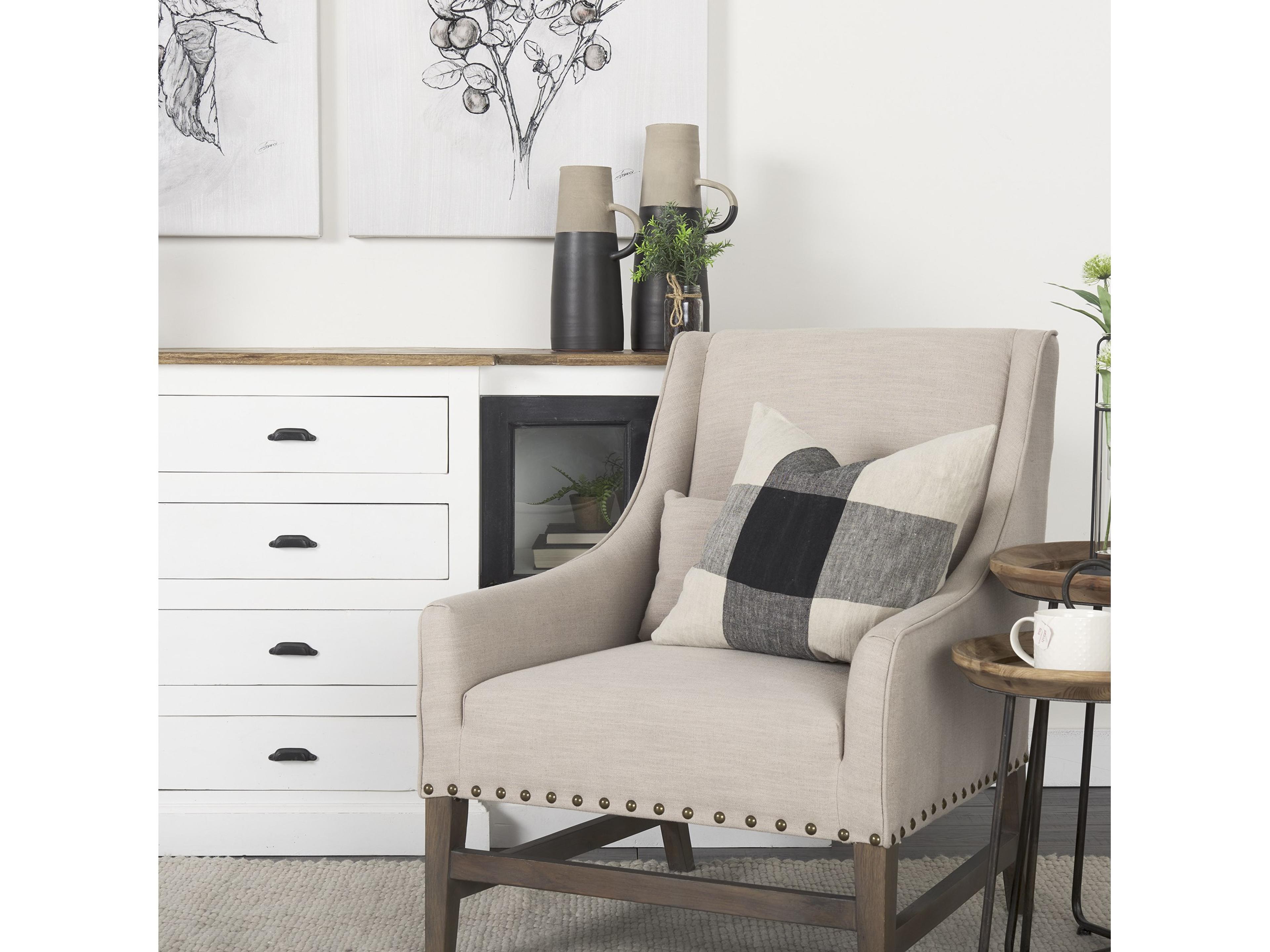 Mercana Garand Large 18.8H Two-Toned Black/Natural Ceramic Jug