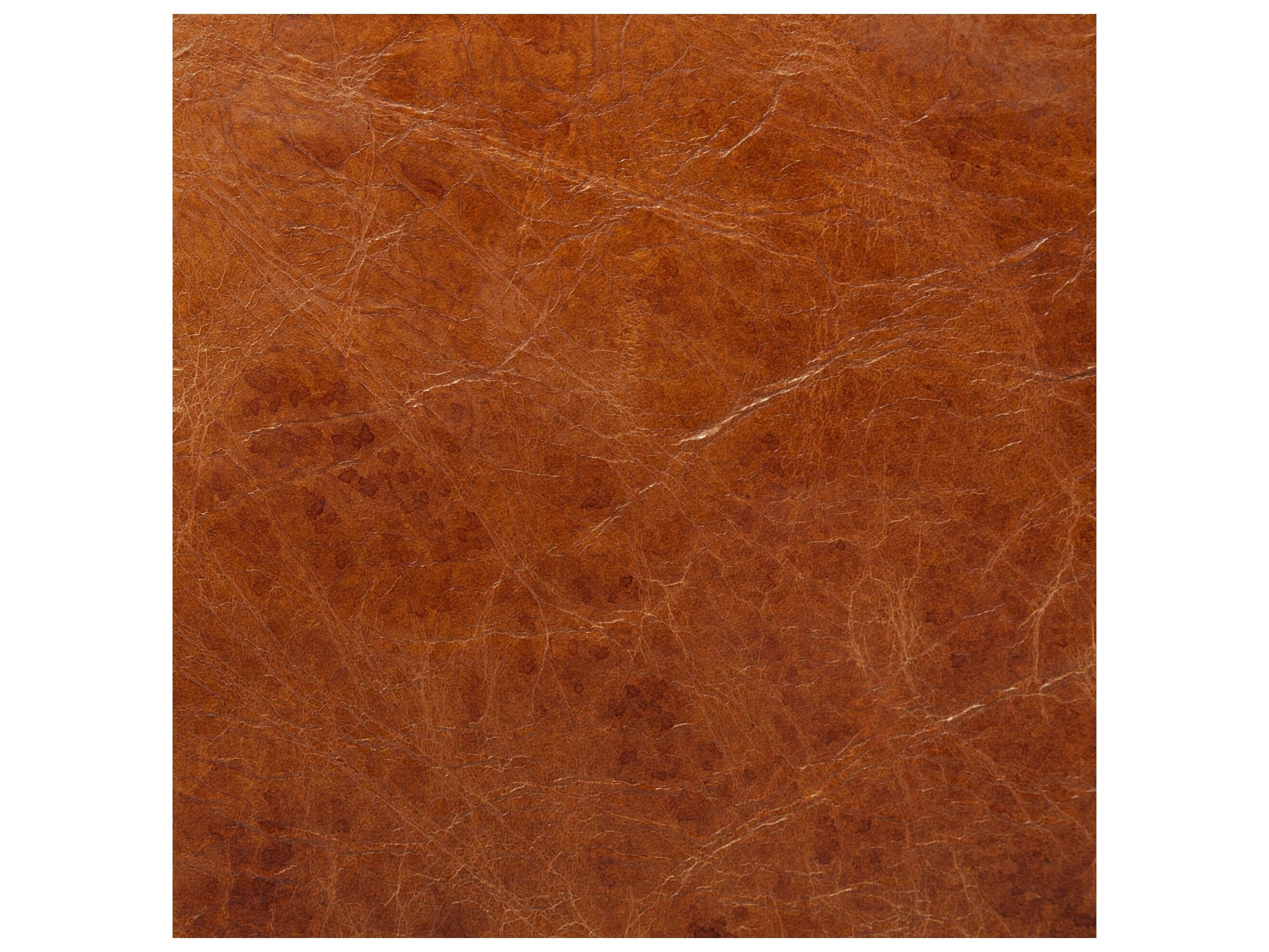 Mercana Hornet I 27.0L x 35.0W x 36.0H Brown Leather Unibody Seat w/ Black Metal Frame Accent Chair