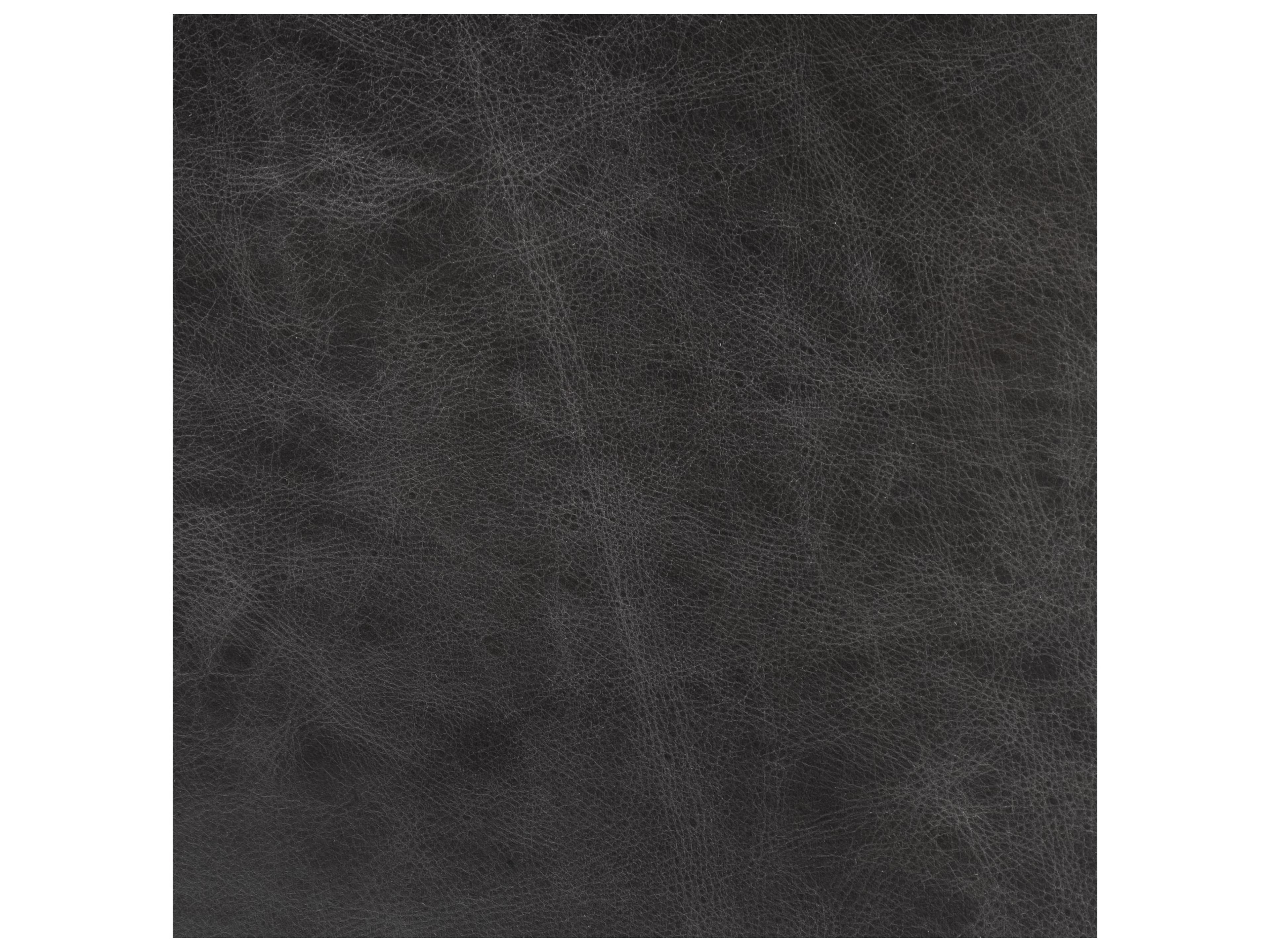 Mercana Hollyfield II Black Leather Seat Gold Iron Frame Dining Chair