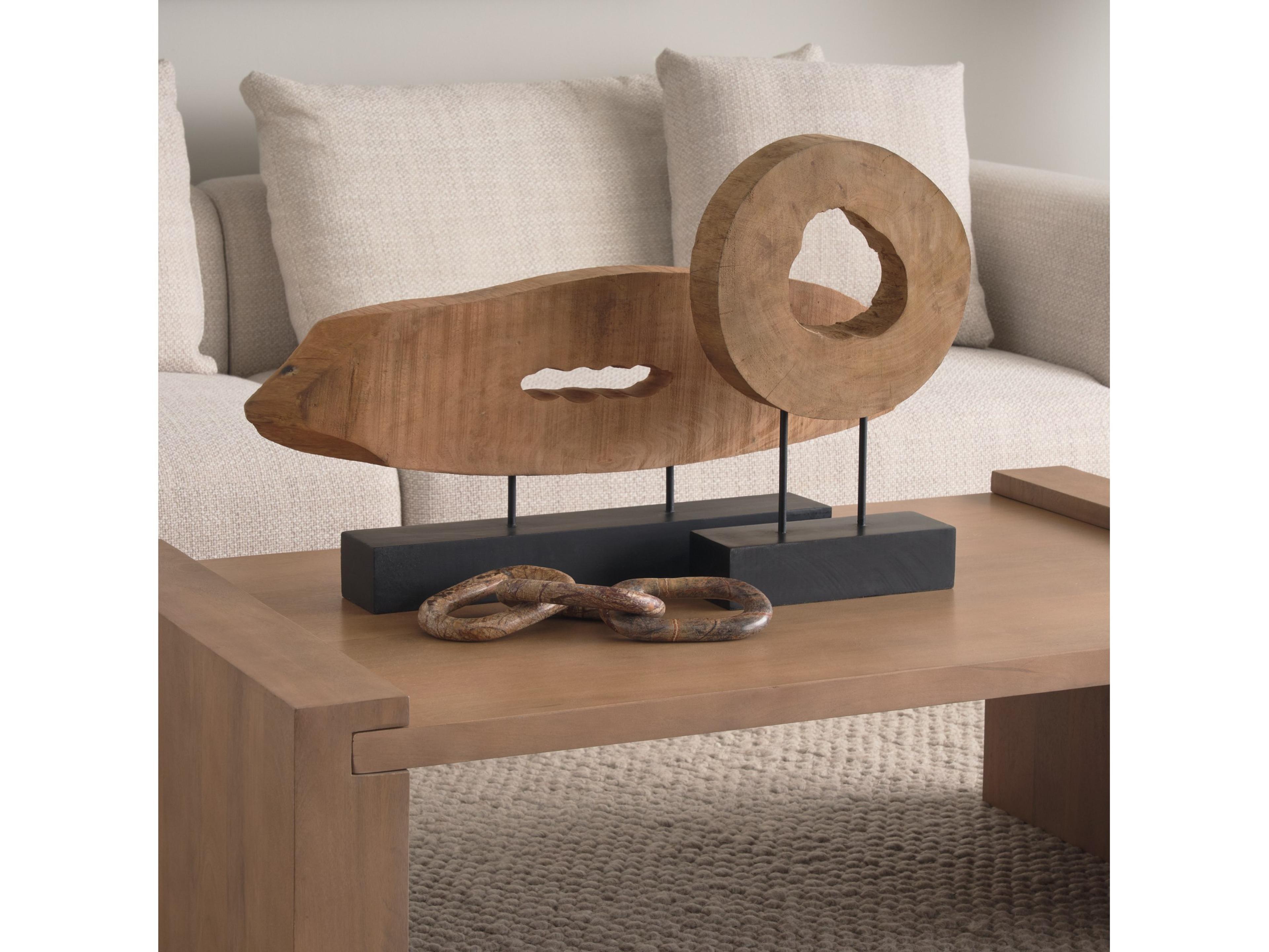 Mercana Yeadon I 5L x 34W Brown Shaped Oval Wood Object