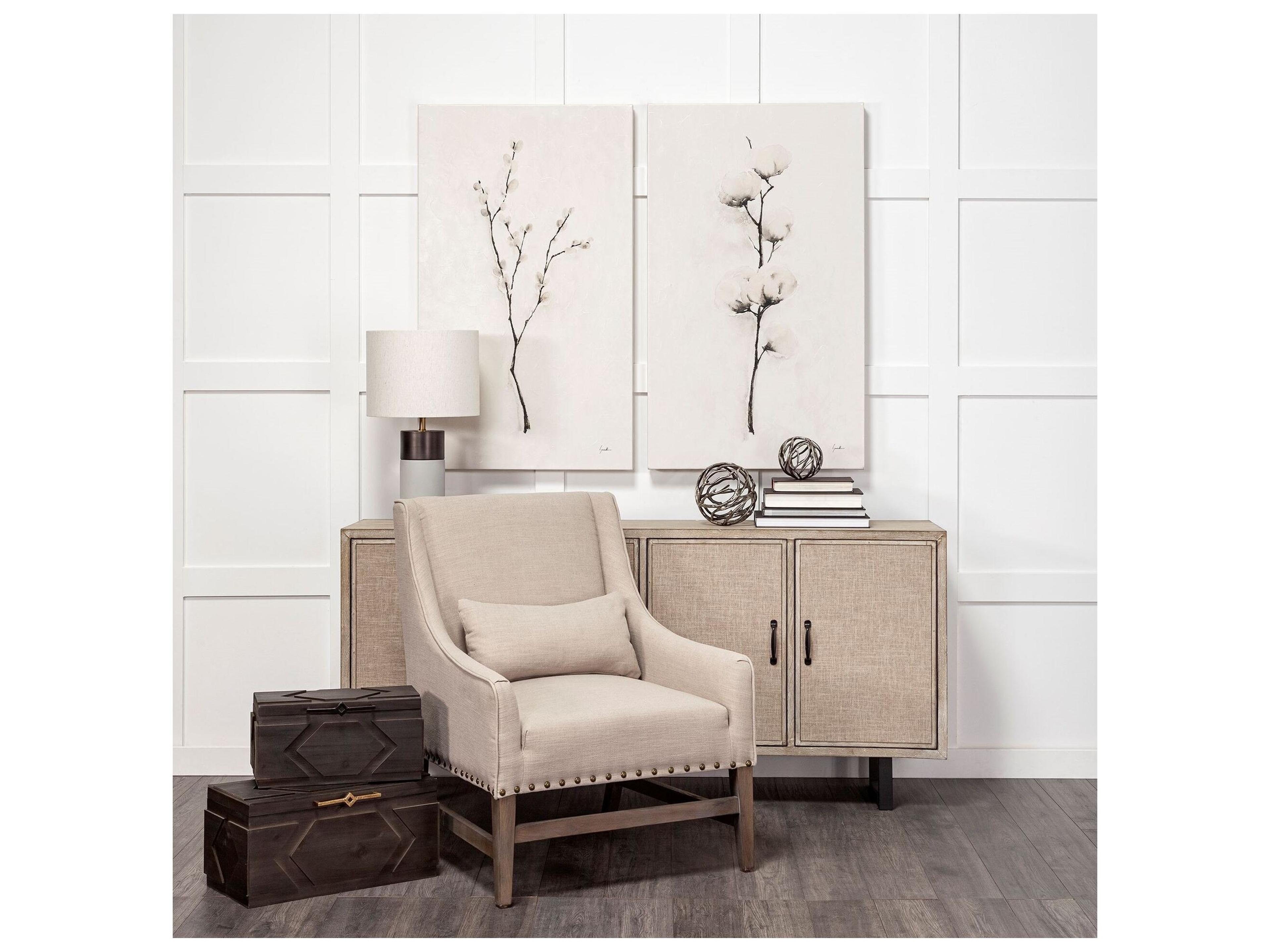 Mercana Cassia Set of 2 Brown Wooden Boxes