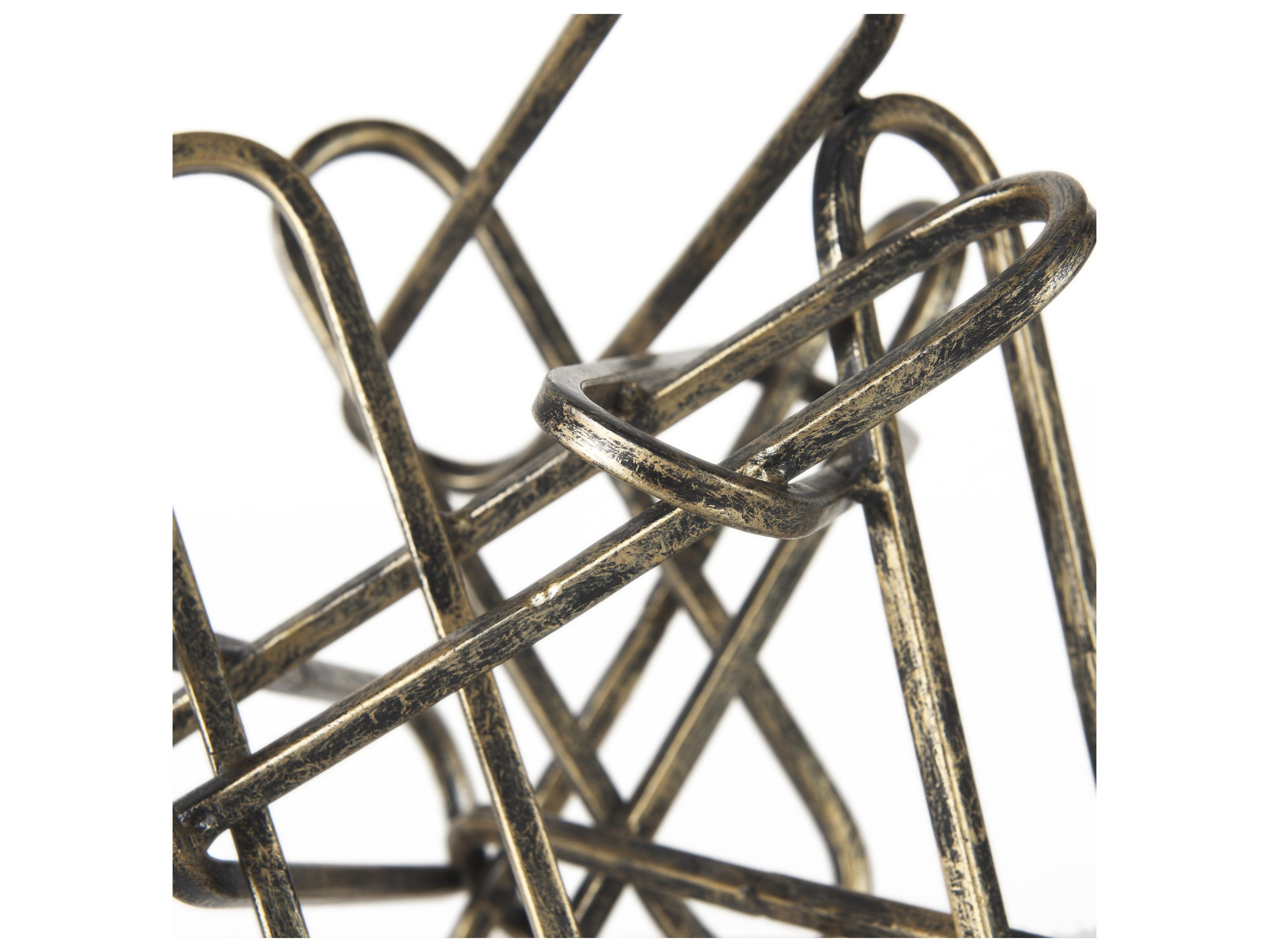 Mercana Henderson II 10L x 12W Gold Metal Paperclip Object