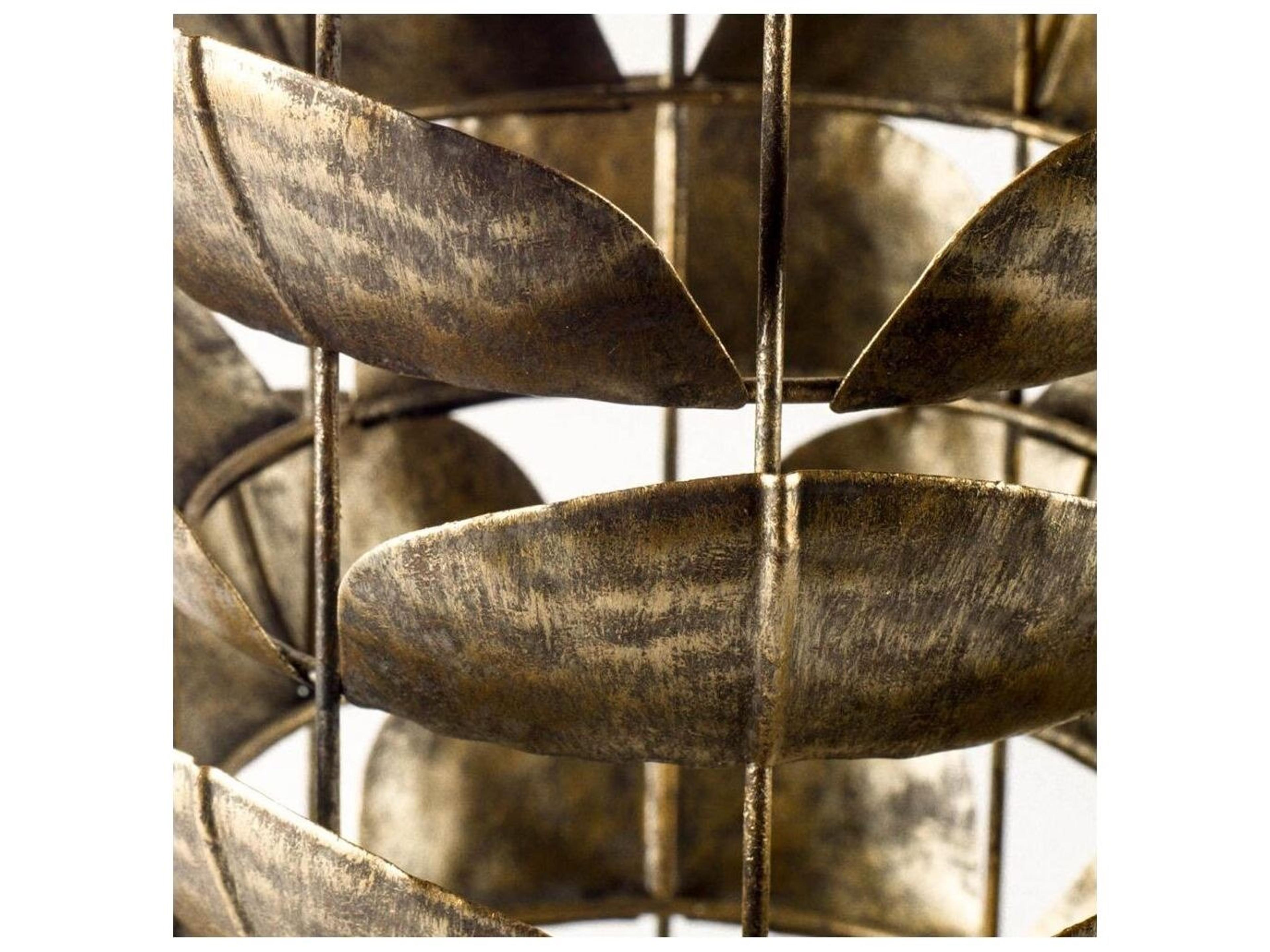 Mercana Henley I Small Bronze Metal Decorative Table Candle Holder