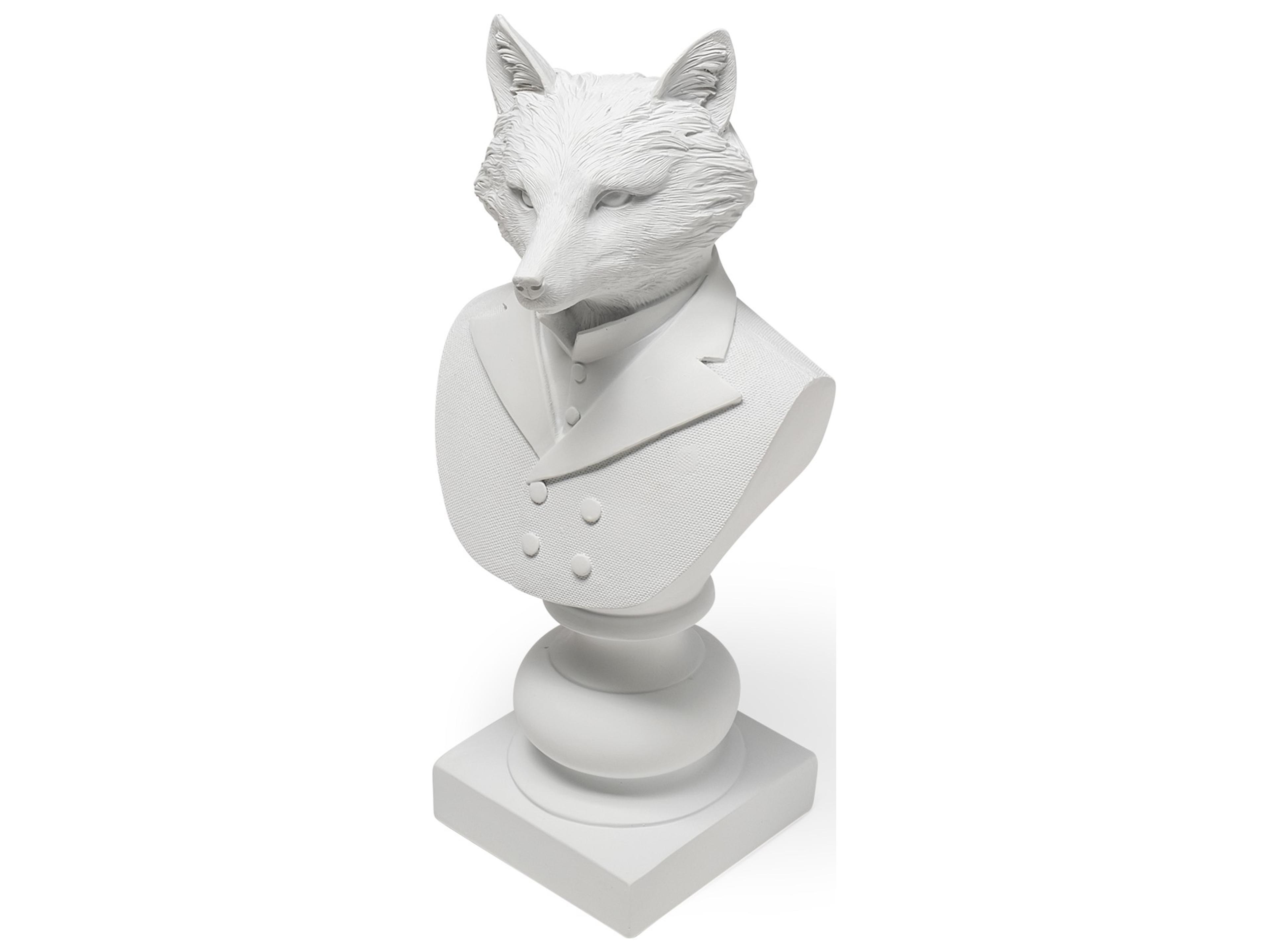 Murray 6L x 5W White Resin Business Fox