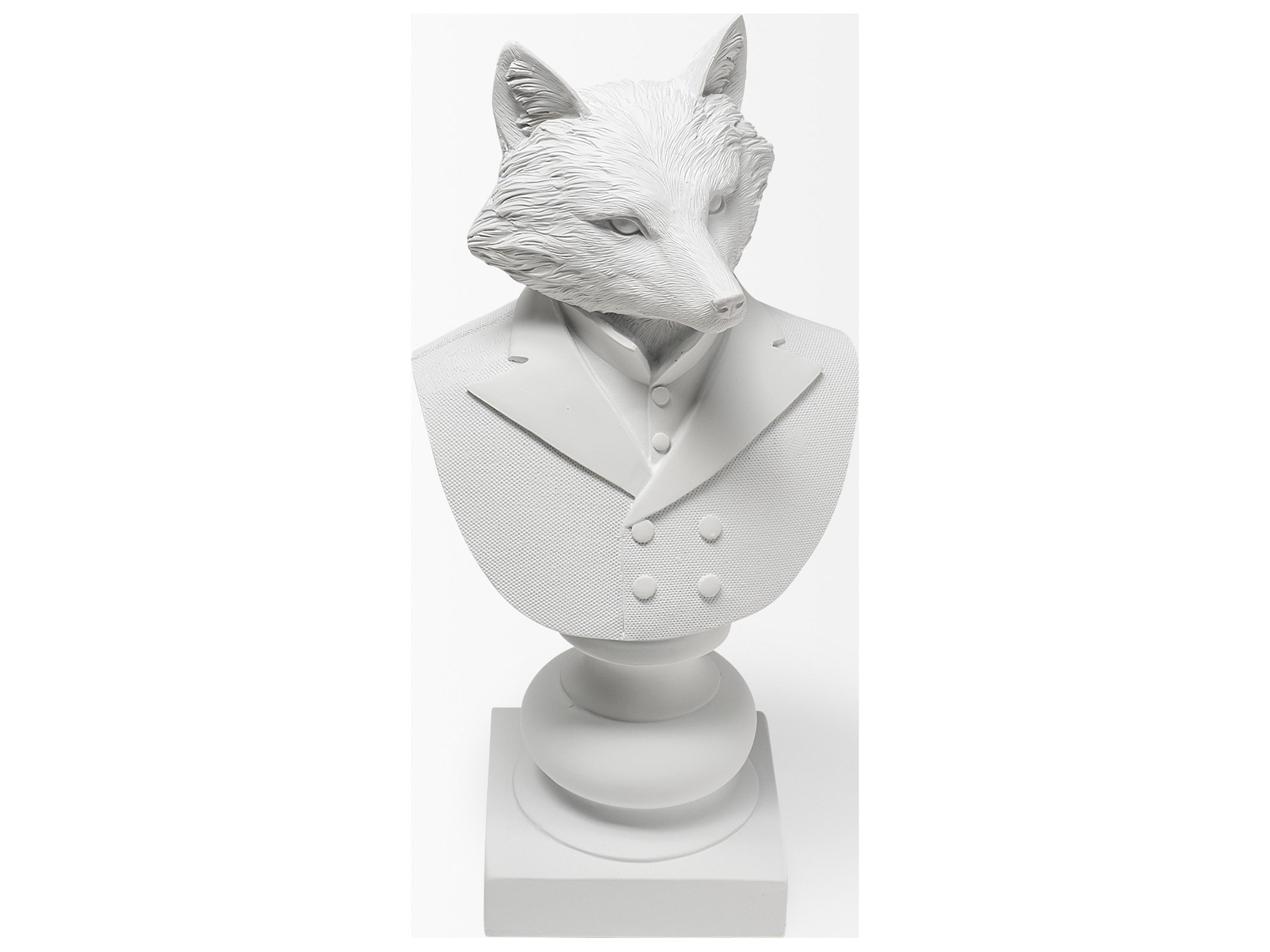 Mercana Murray 6L x 5W White Resin Business Fox