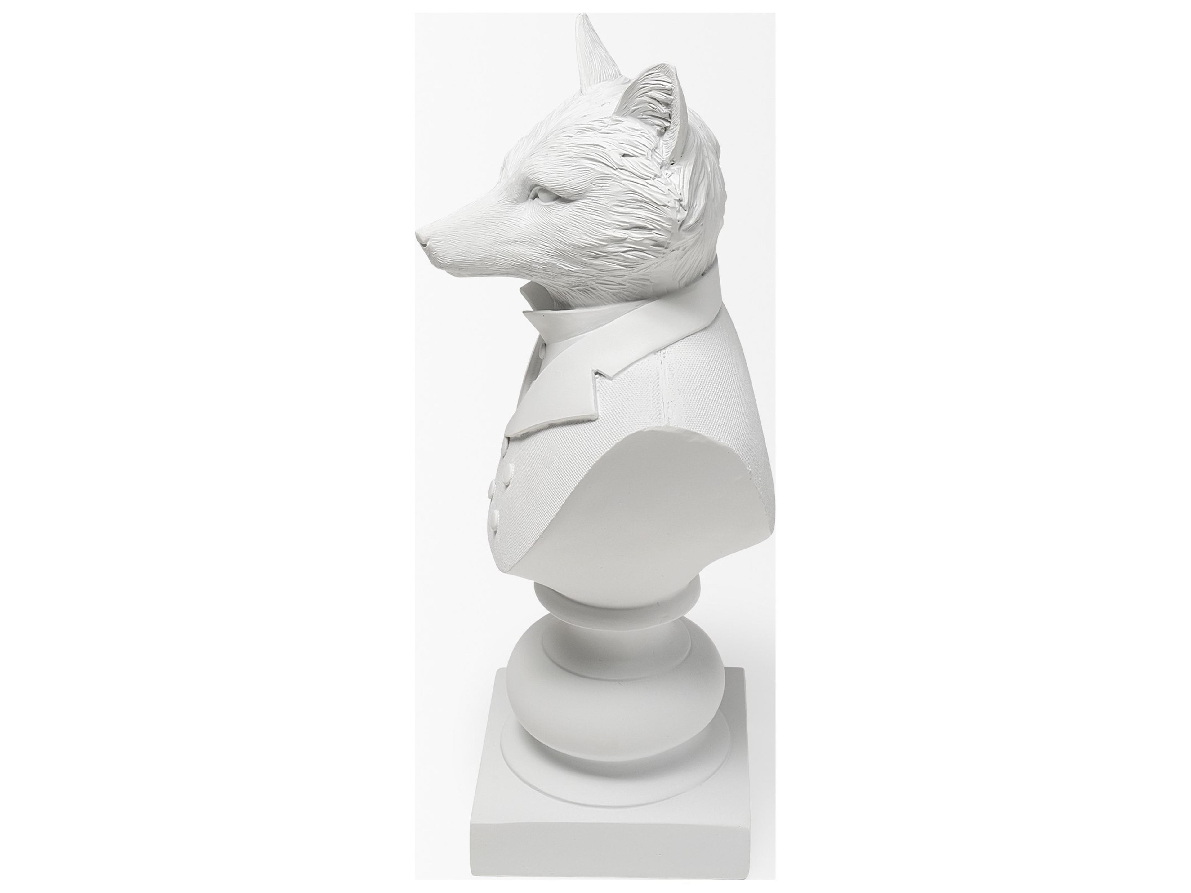 Mercana Murray 6L x 5W White Resin Business Fox