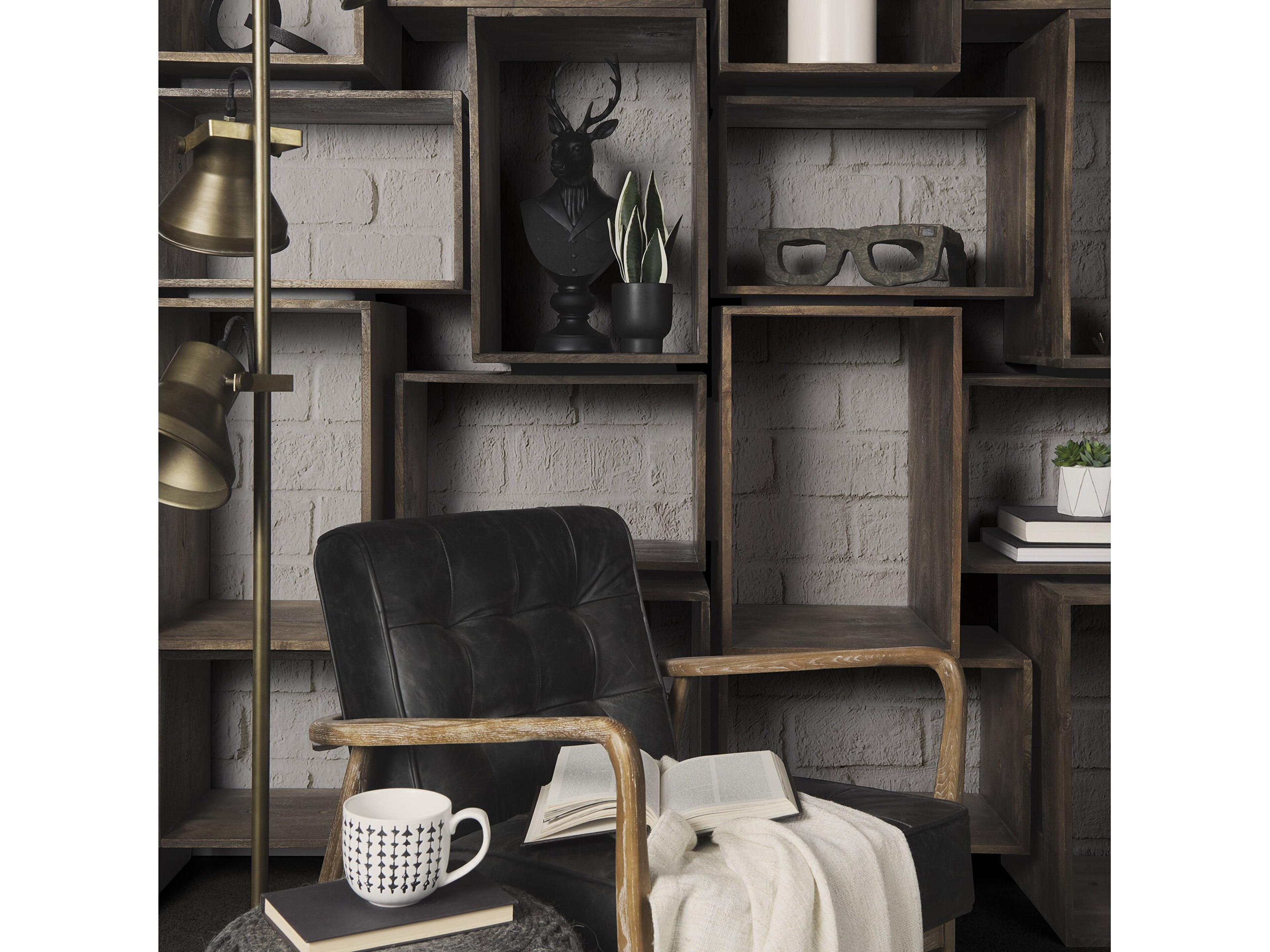 Mercana Elliot 13L x 14W Brown Wooden Eyeglasses