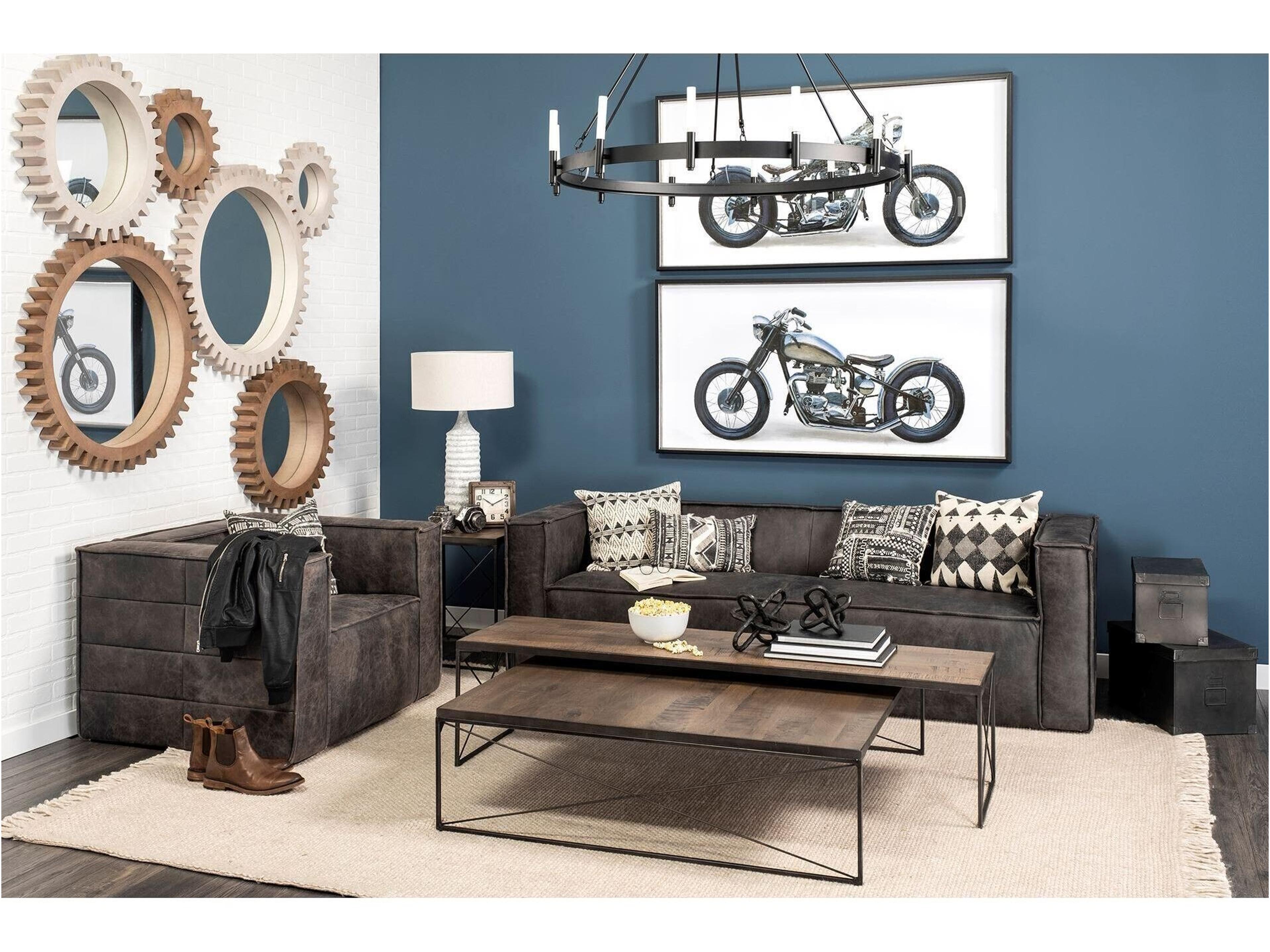 Mercana Redding Bronze Toned Metal Square Table Clock