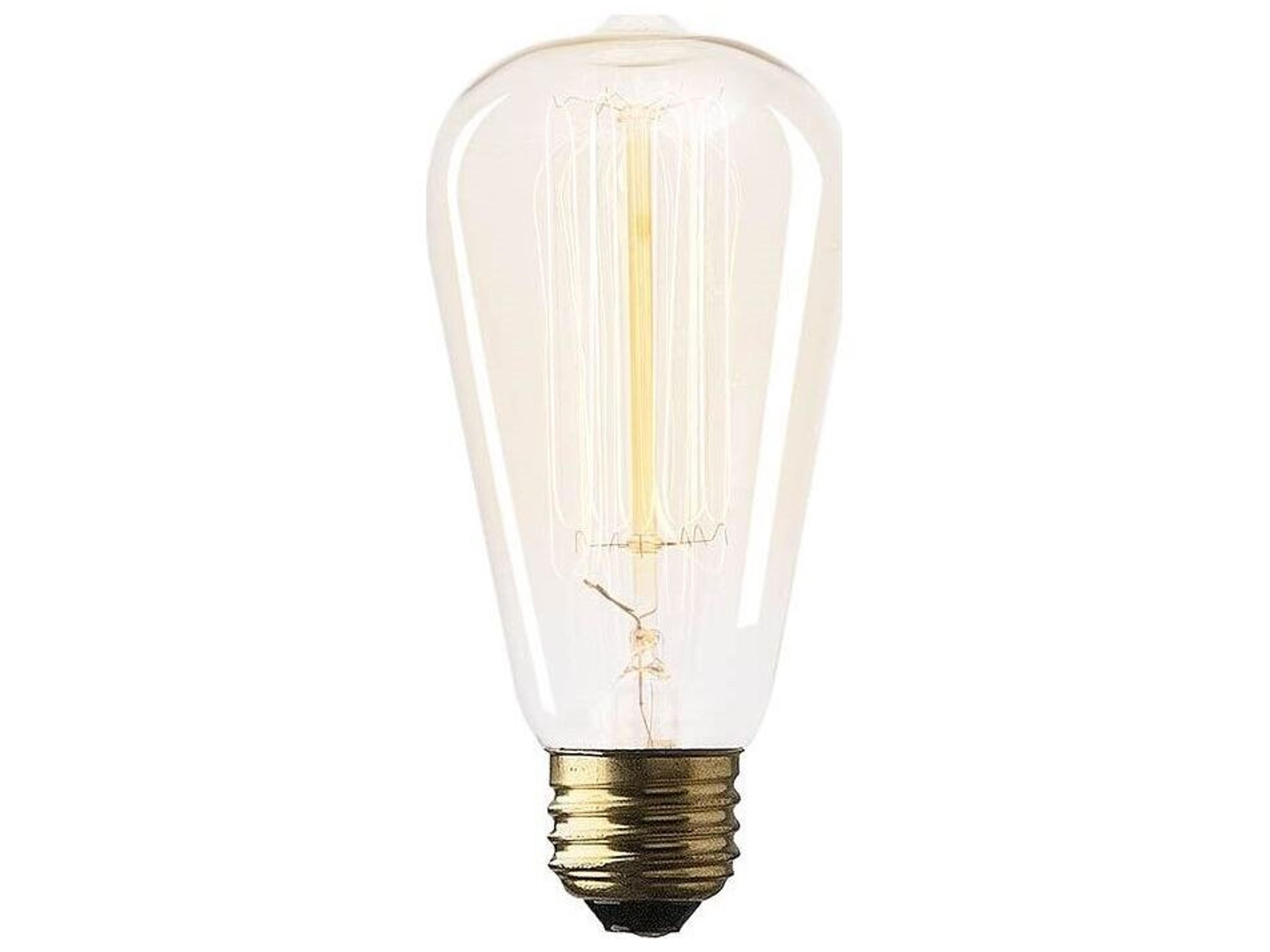 Filament Teardrop E26 40W 5.5"H Bulb