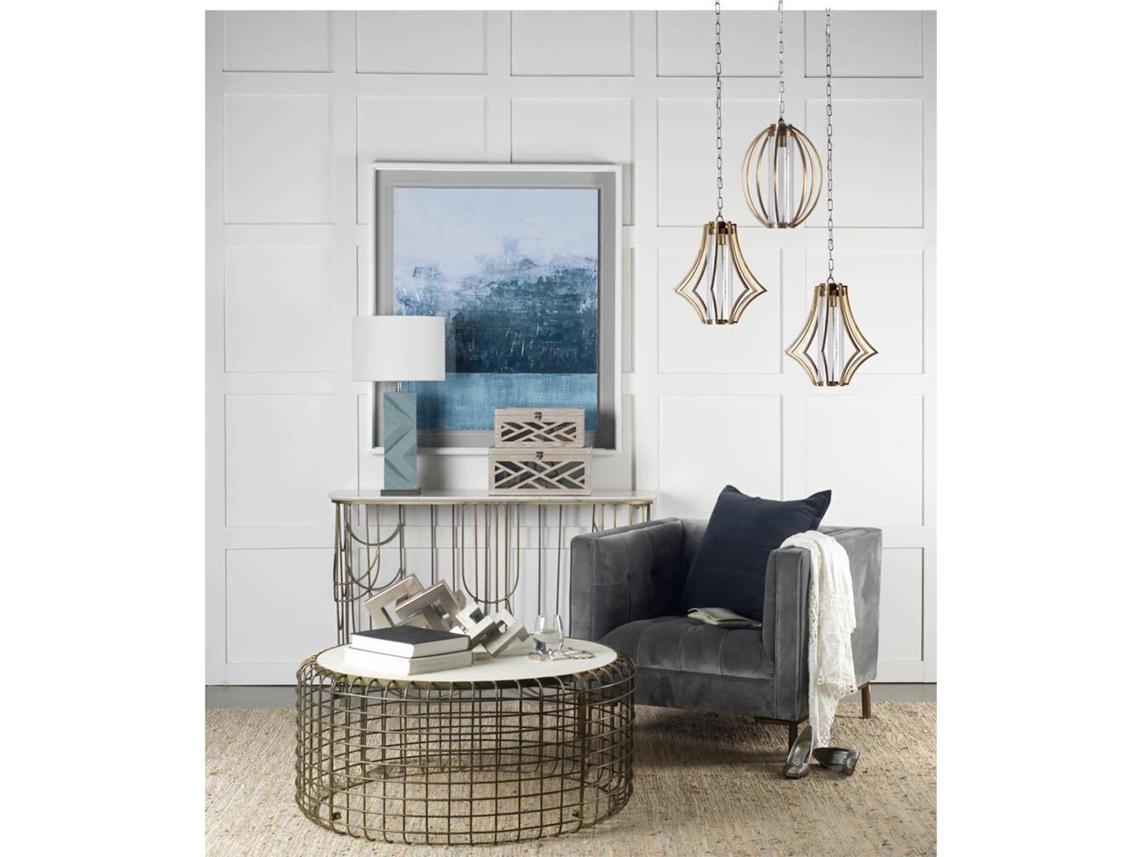 Mercana Link Small Silver Metal Sculpture Decorative Object