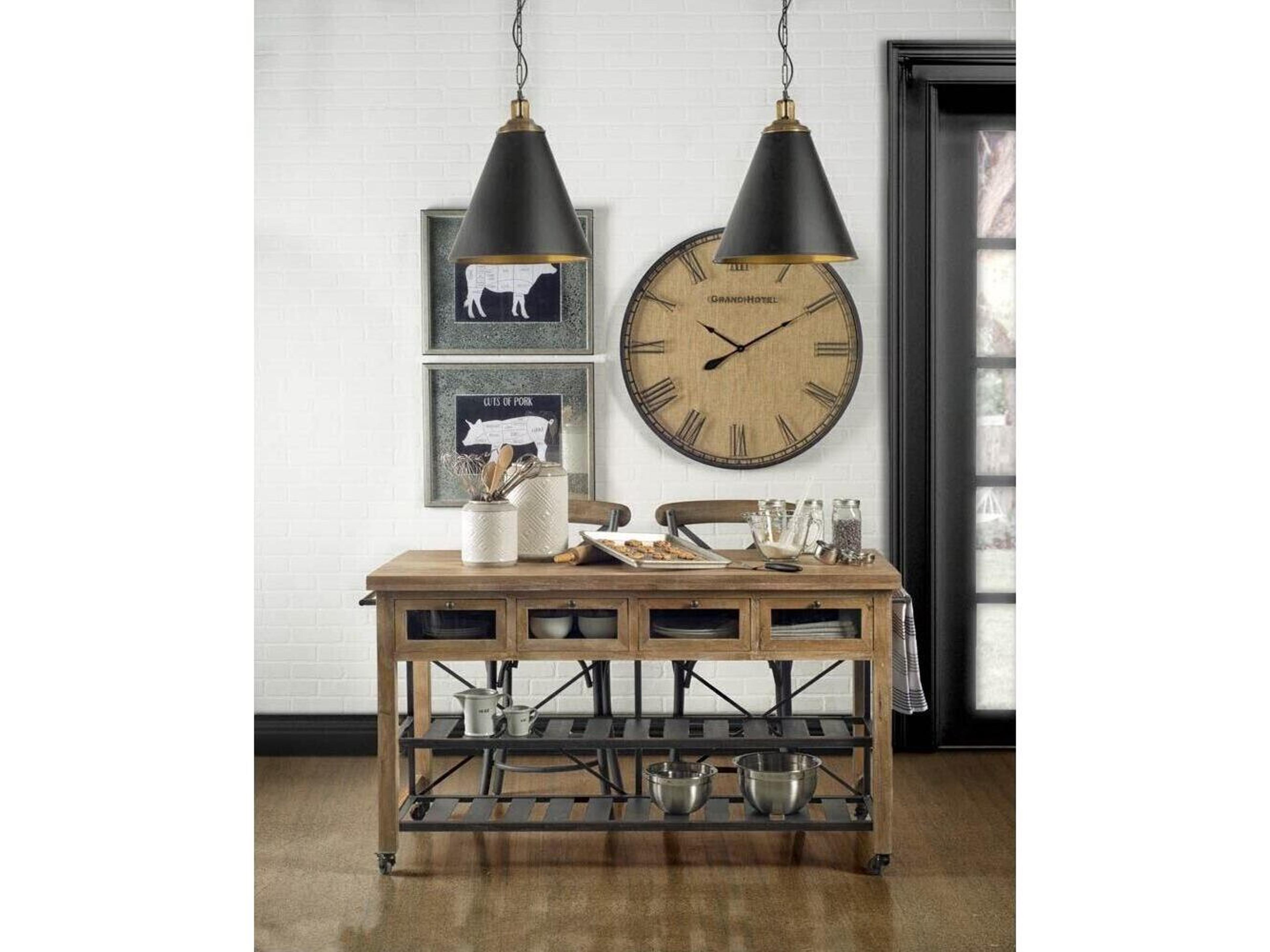 Mercana Orville Black Metal Pipe Five Tealight Table Candle Holder