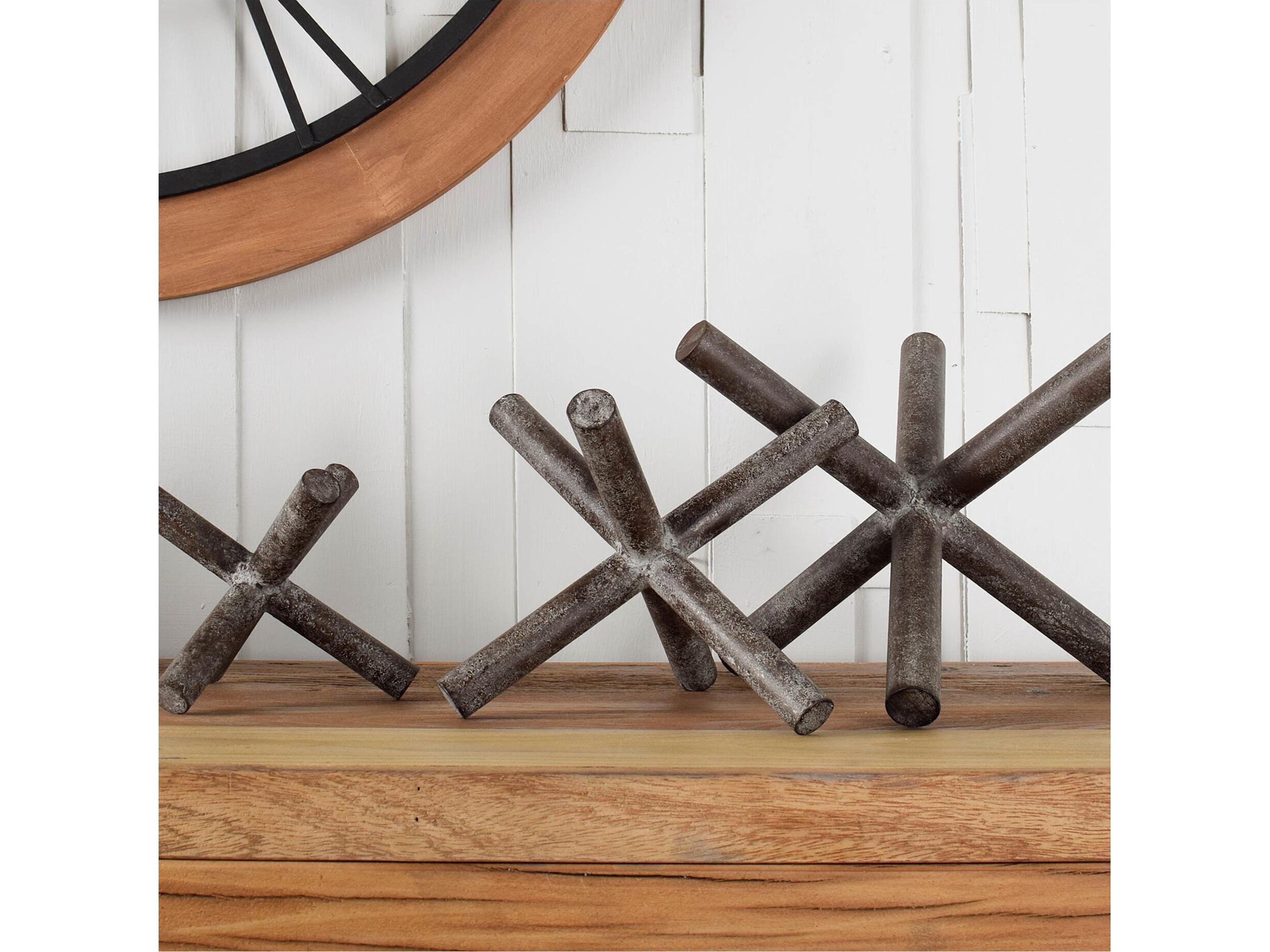 Mercana Astericks I (Large) 10L x 10W Brown Metal Decor Object