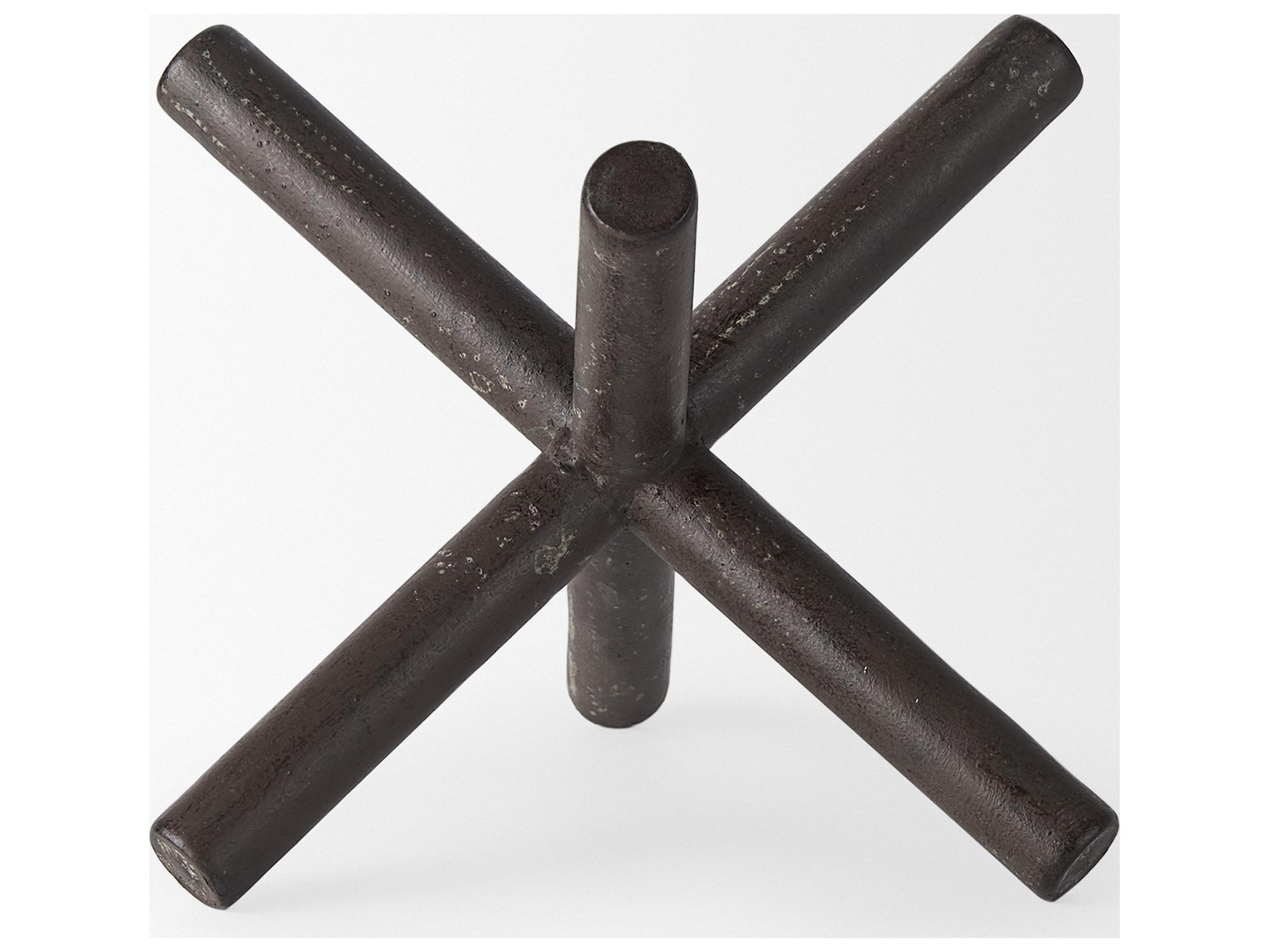 Mercana Astericks II (Medium) 8L x 7W Brown Metal Decor Object