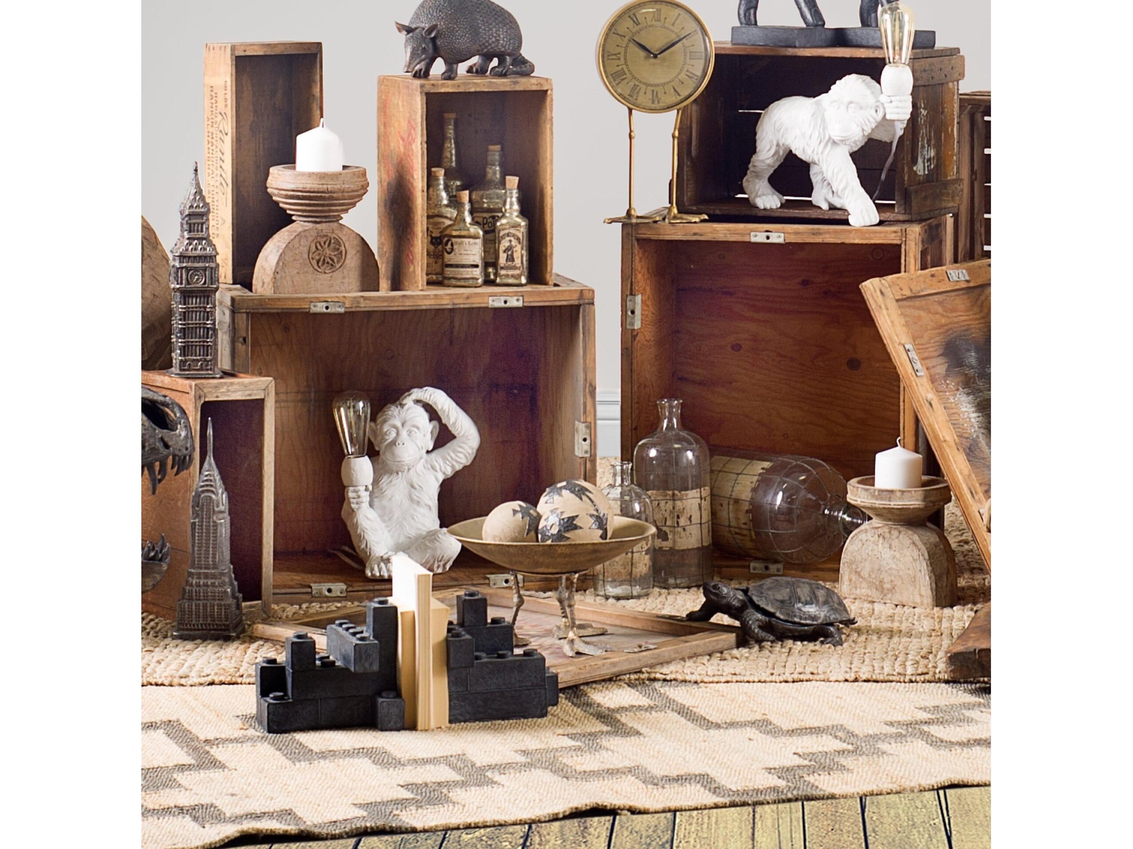 Mercana Chadwick II 13L x 13W Gold Metal Webbed Feet Bowl