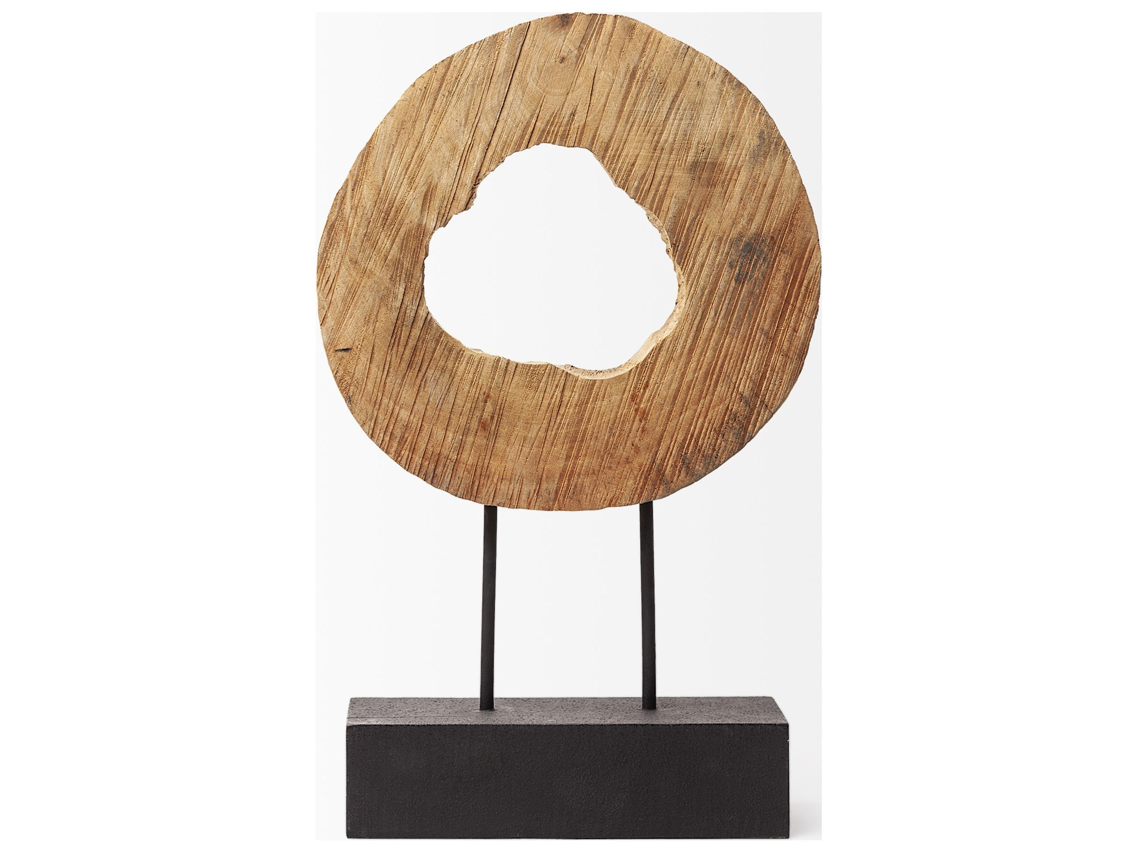 Mercana Ironwood II (Small) 13L x 4W Natural Wooden Circular Object