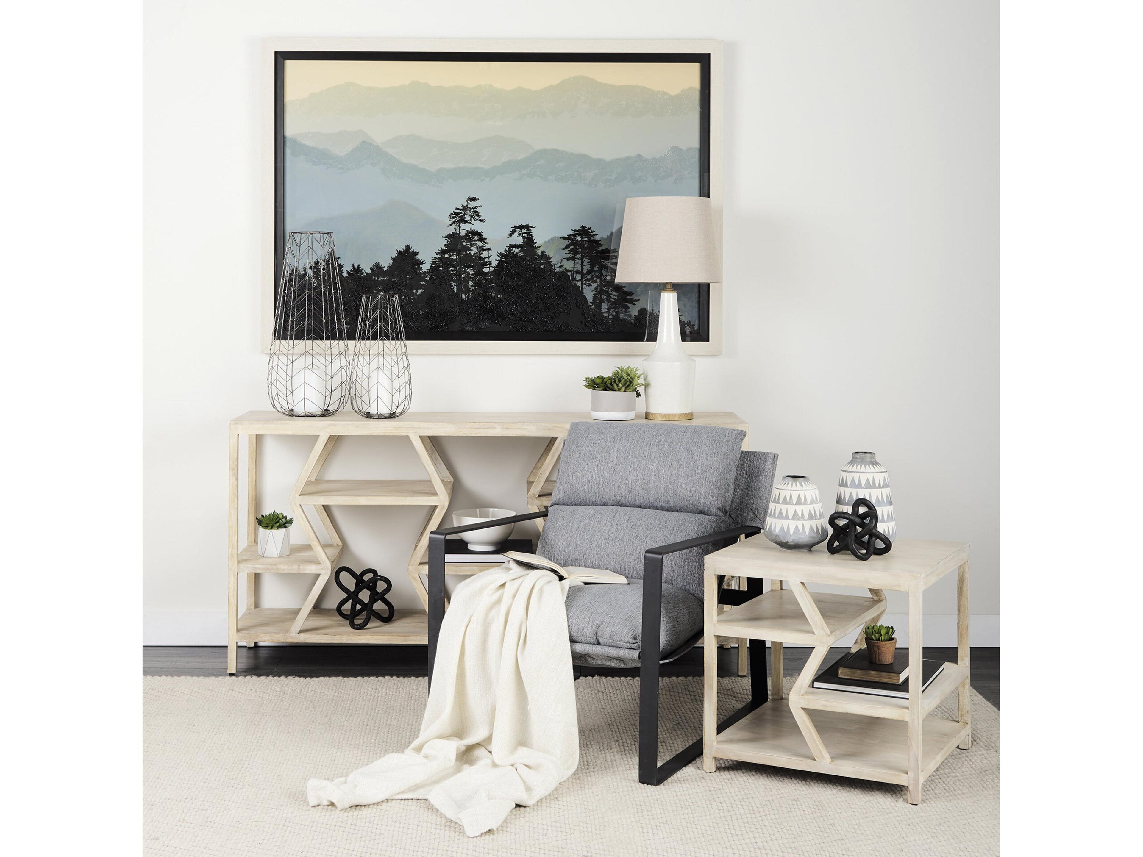 Mercana Wilhelm I (Small) 7L x 7W Black Metal Link Decor Object