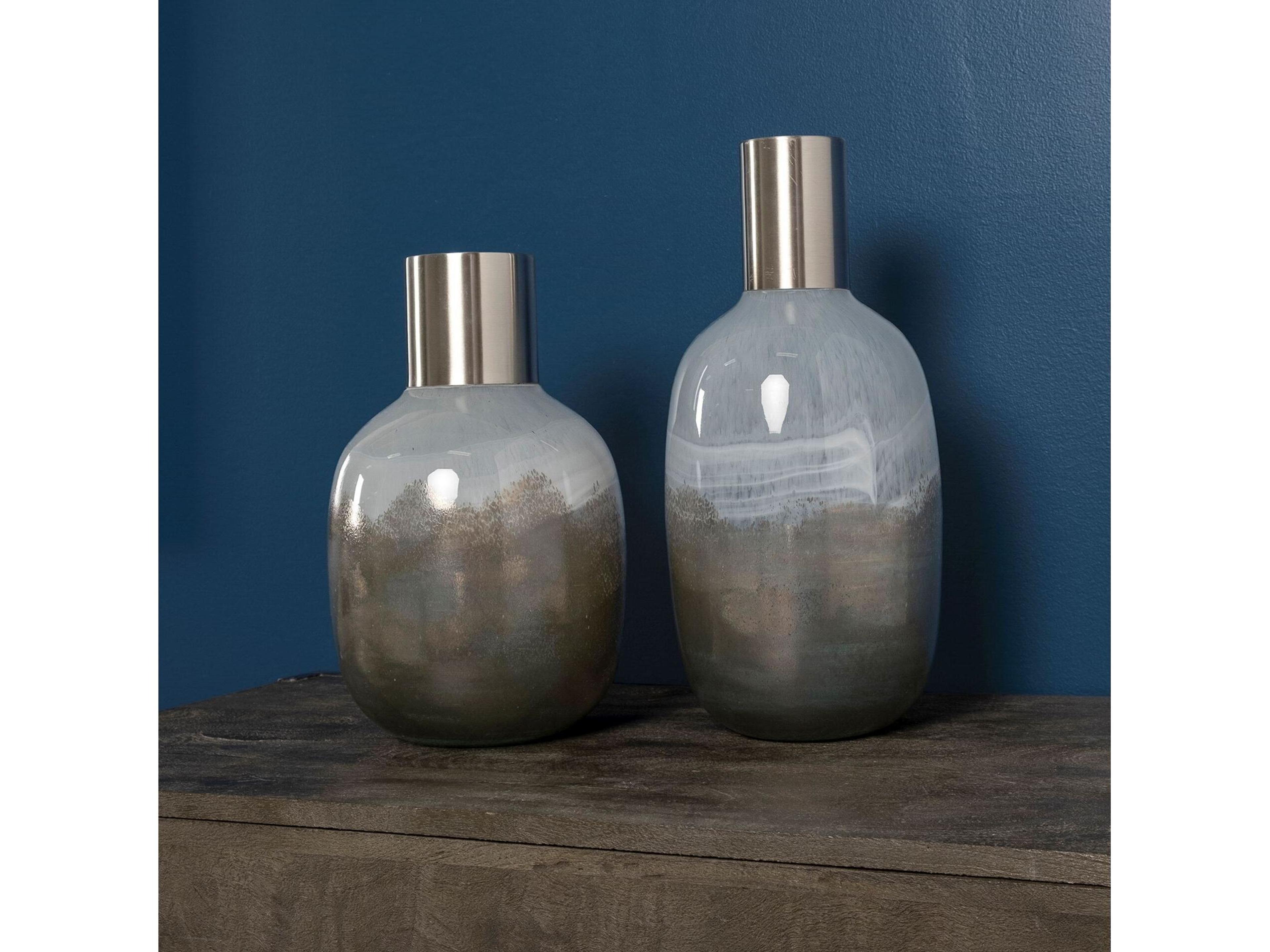 Mercana Ward 34L x 18W Brown Wood and Iron 3 Drawer Accent Cabinet