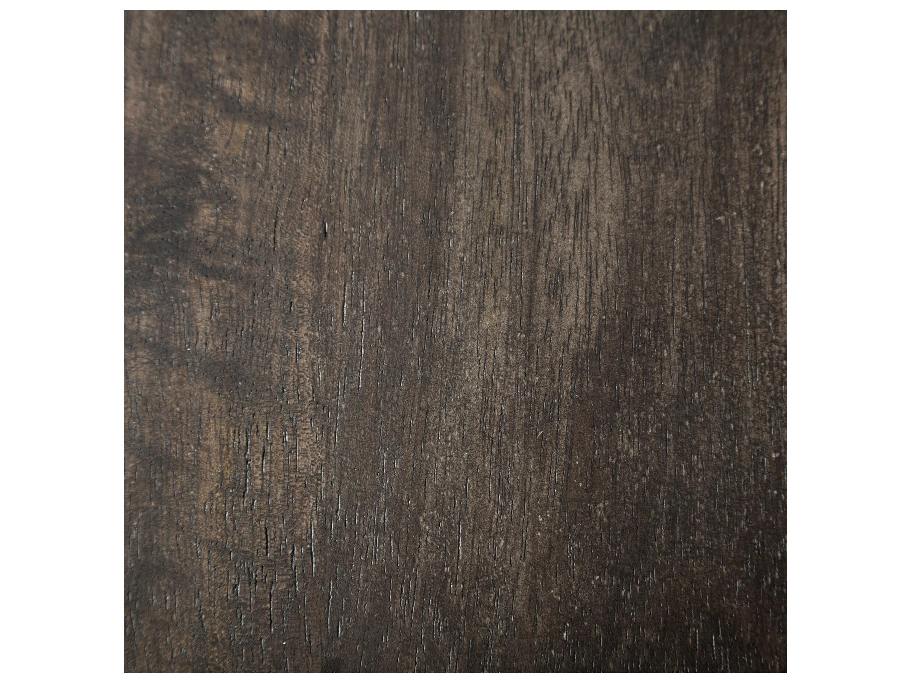 Mercana Givens 30.25"H Seat Height Black Wood Seat Black Metal Base Stool