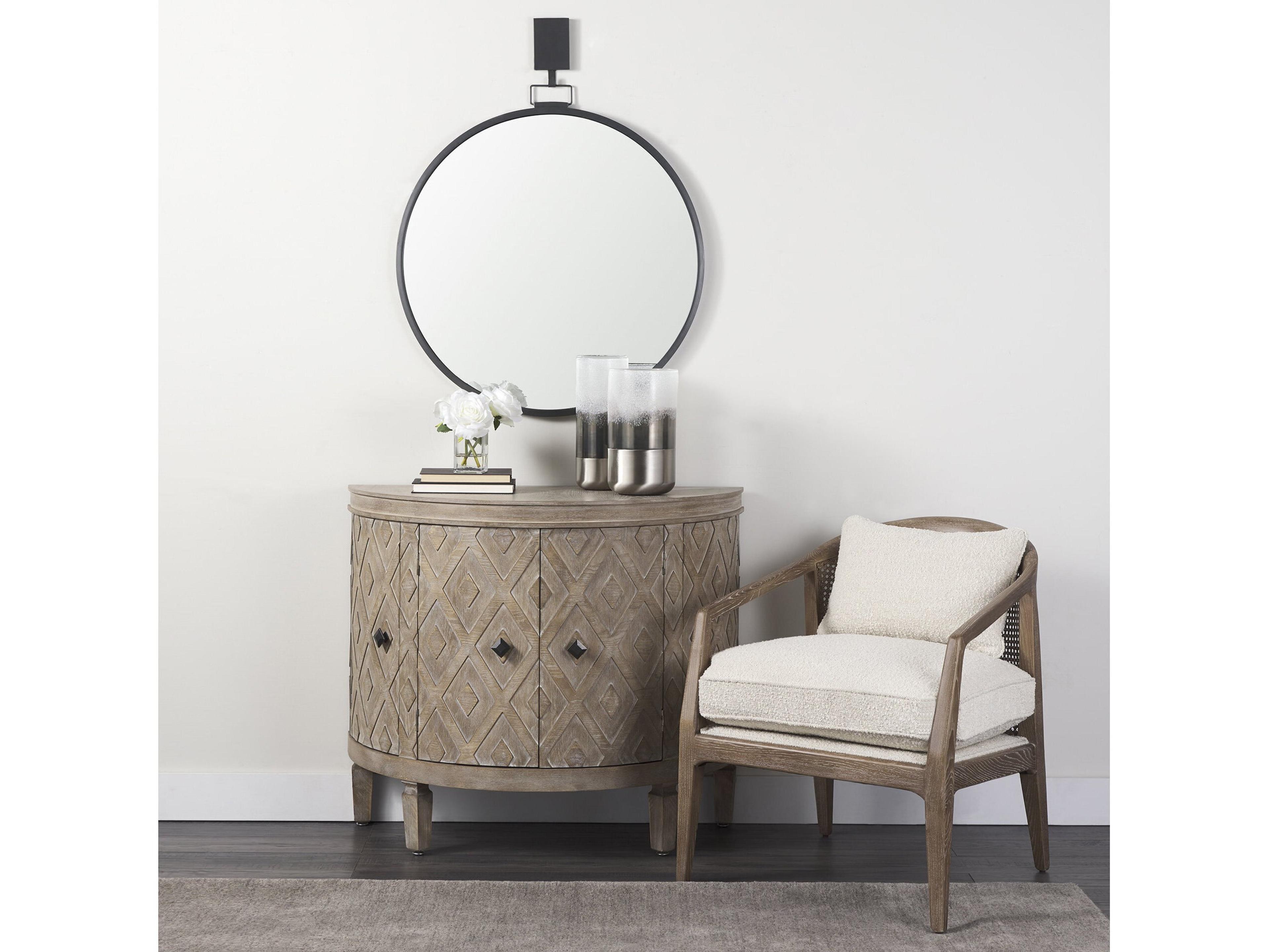 Mercana Baltic II Large White Brushed Silver Metal Bottom Glass Vase