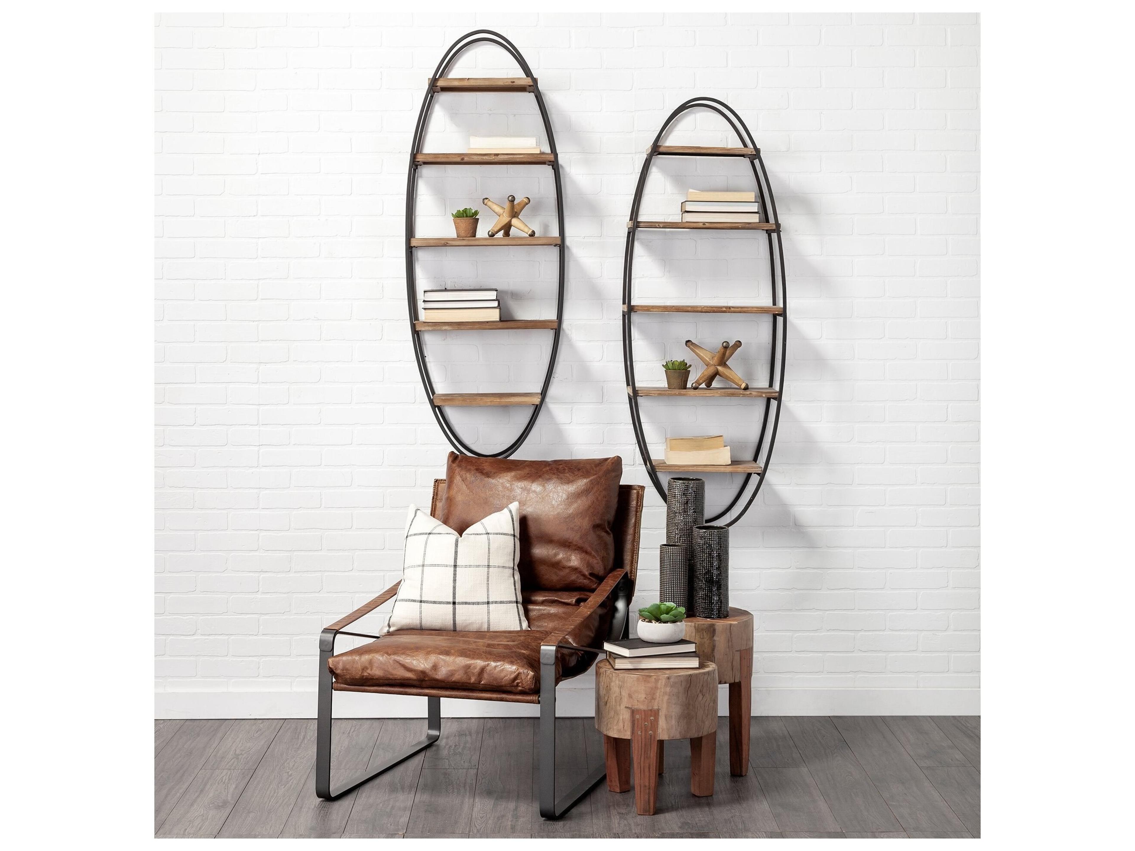 Mercana Kona III Large Black/Gold Cylindrical Ceramic Vase