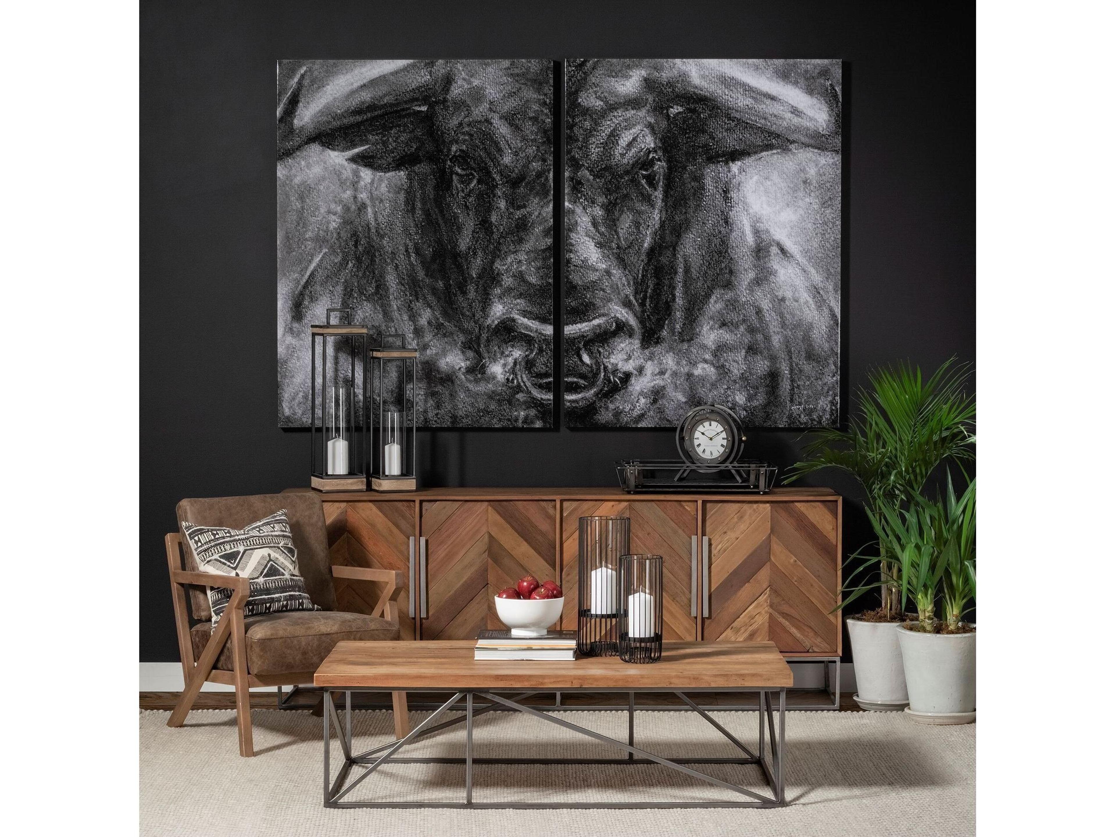 Mercana Gaston Gray Metal Circular Table Clock