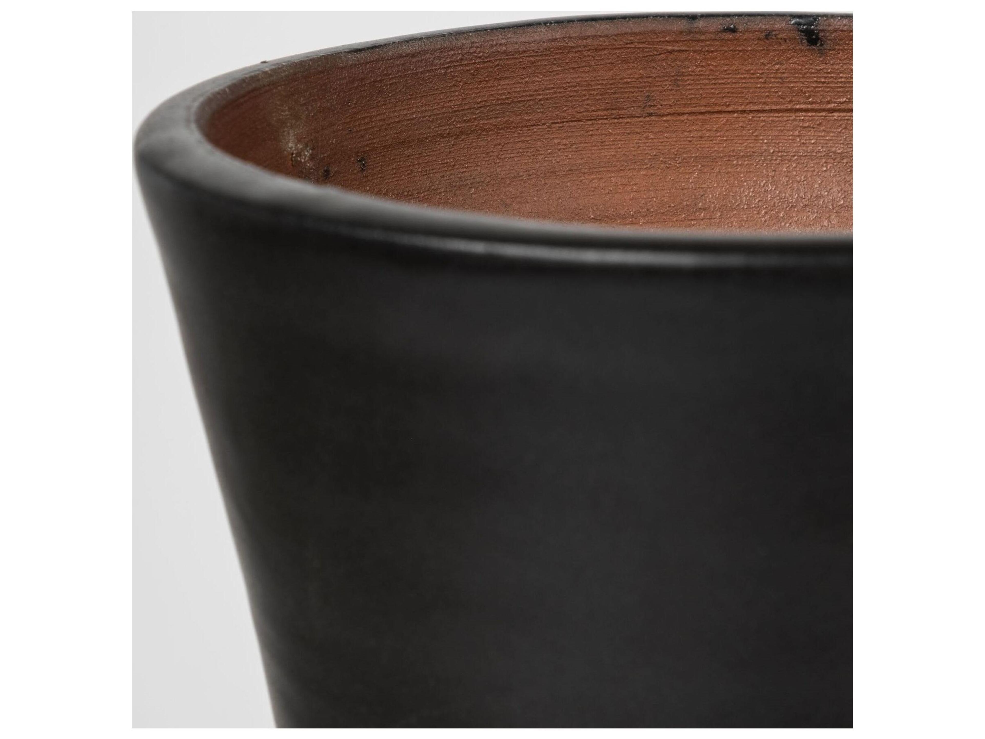 Mercana Luanda Small Black/White Large Ceramic Vase