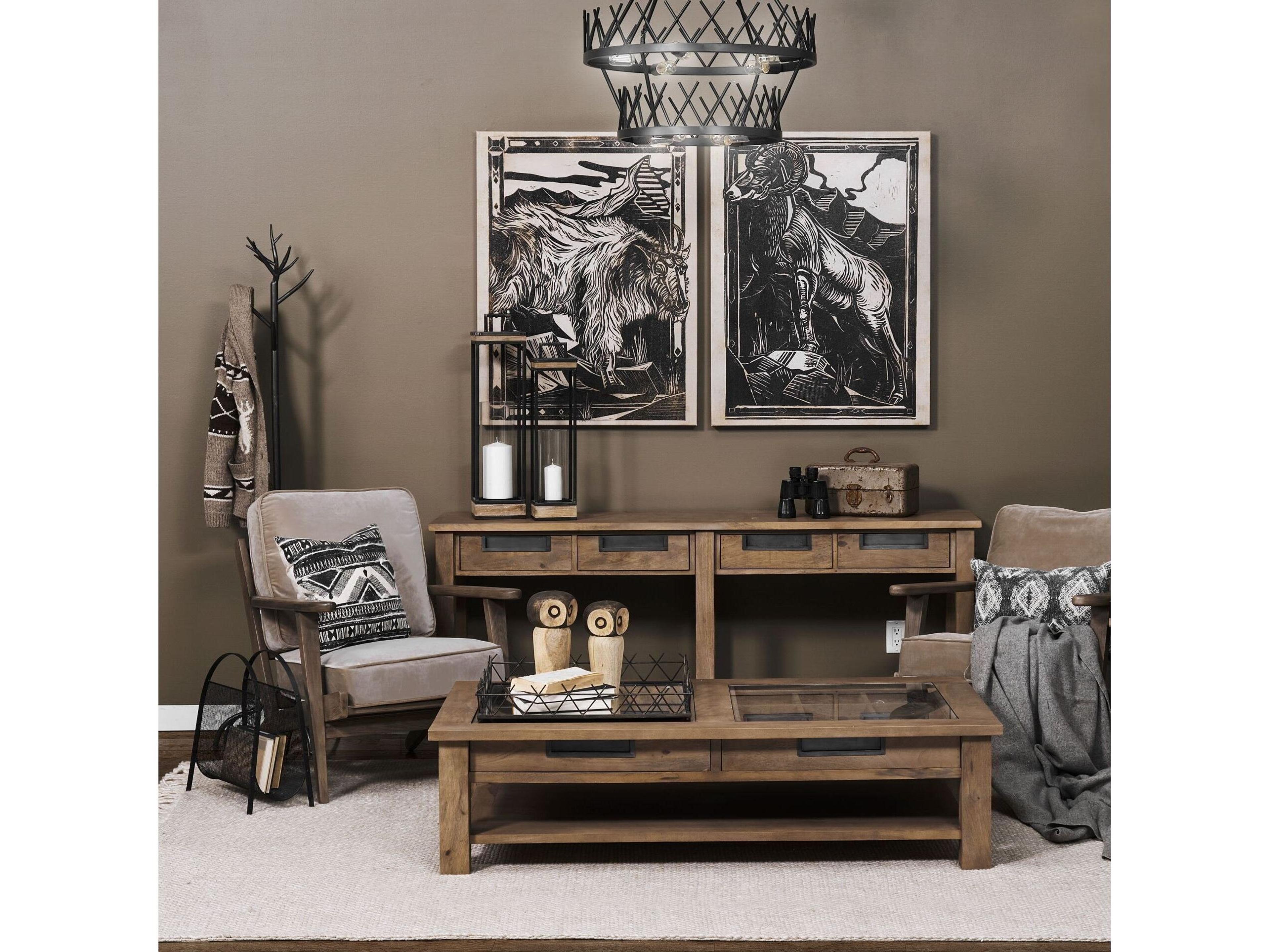 Mercana Olympus II Brown Velvet Covered Wooden Frame Accent Chair