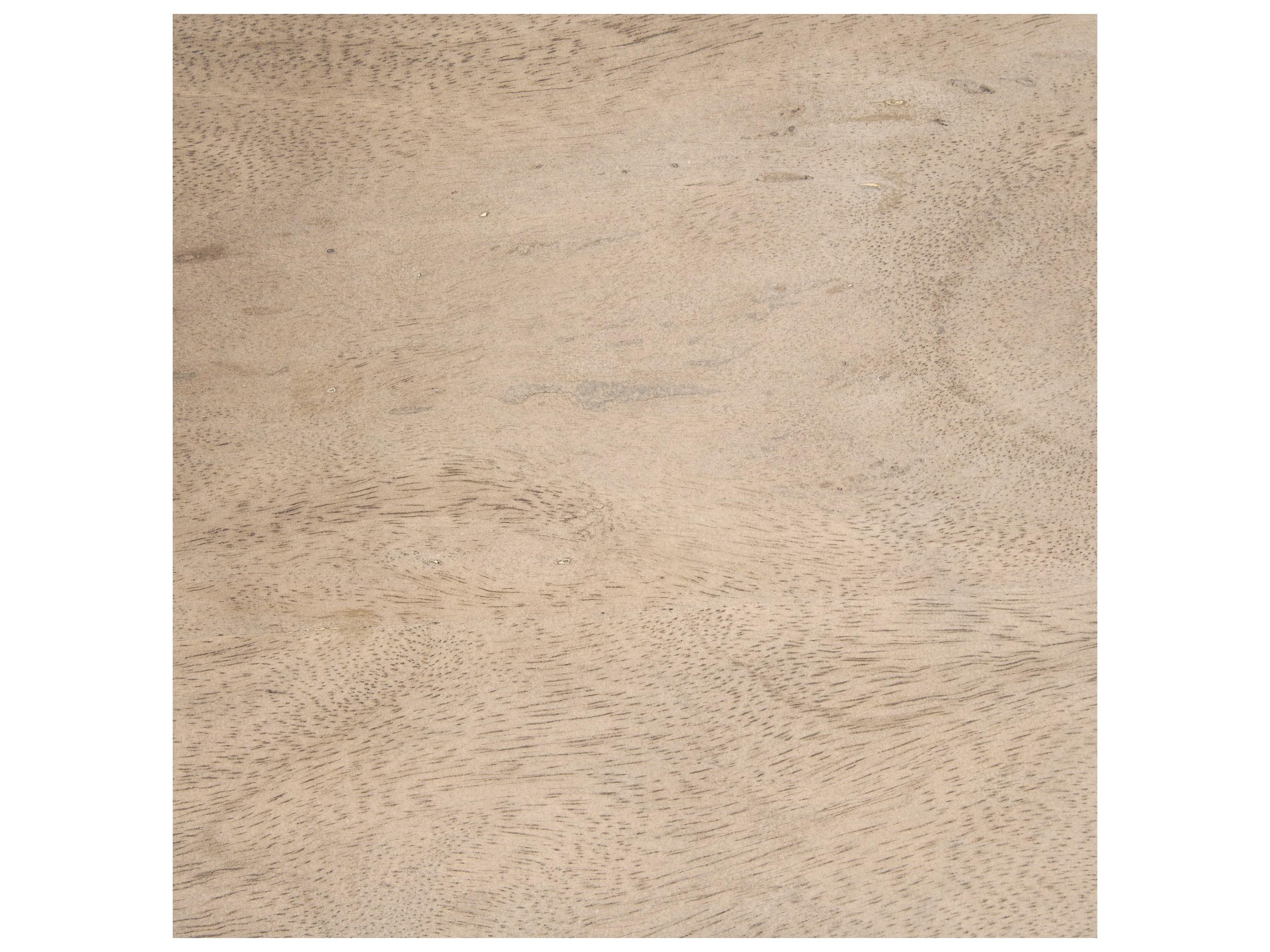 Mercana Brahma 30" Total Height White Washed Wood Stool