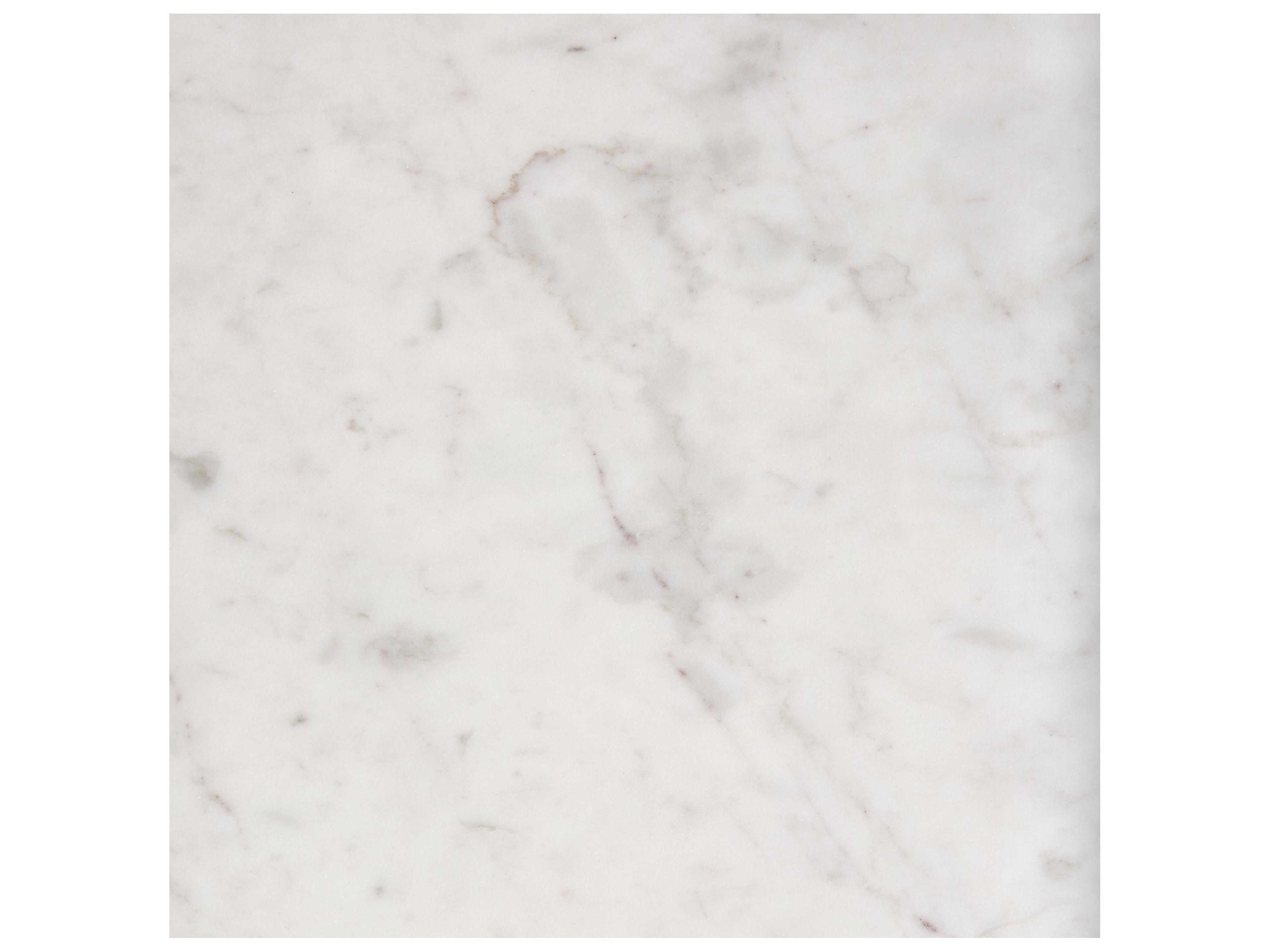 Mercana Lucas 30x30 White Marble Top Black Metal Base Coffee Table